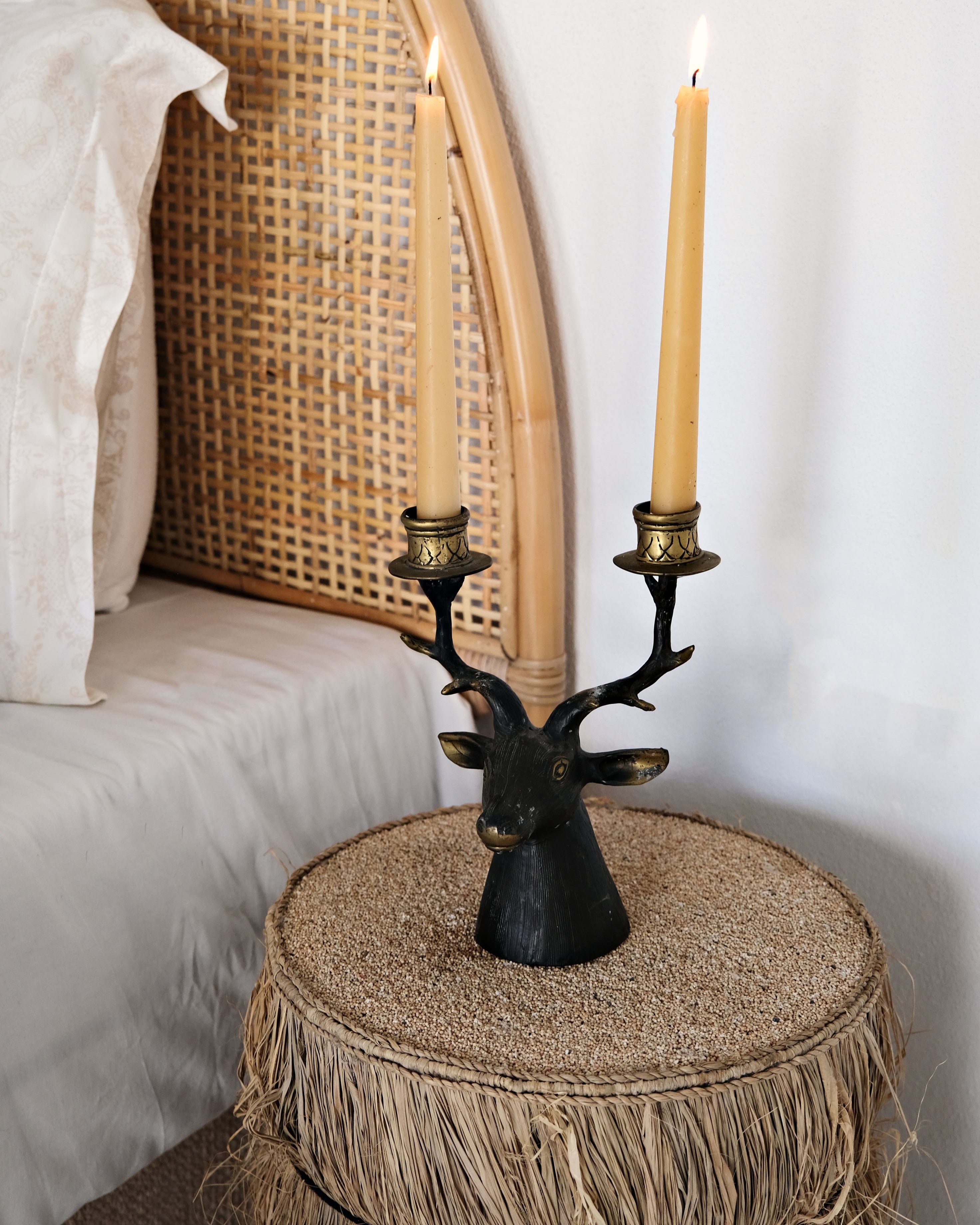 RATTAN RORO BED HEADBOARD