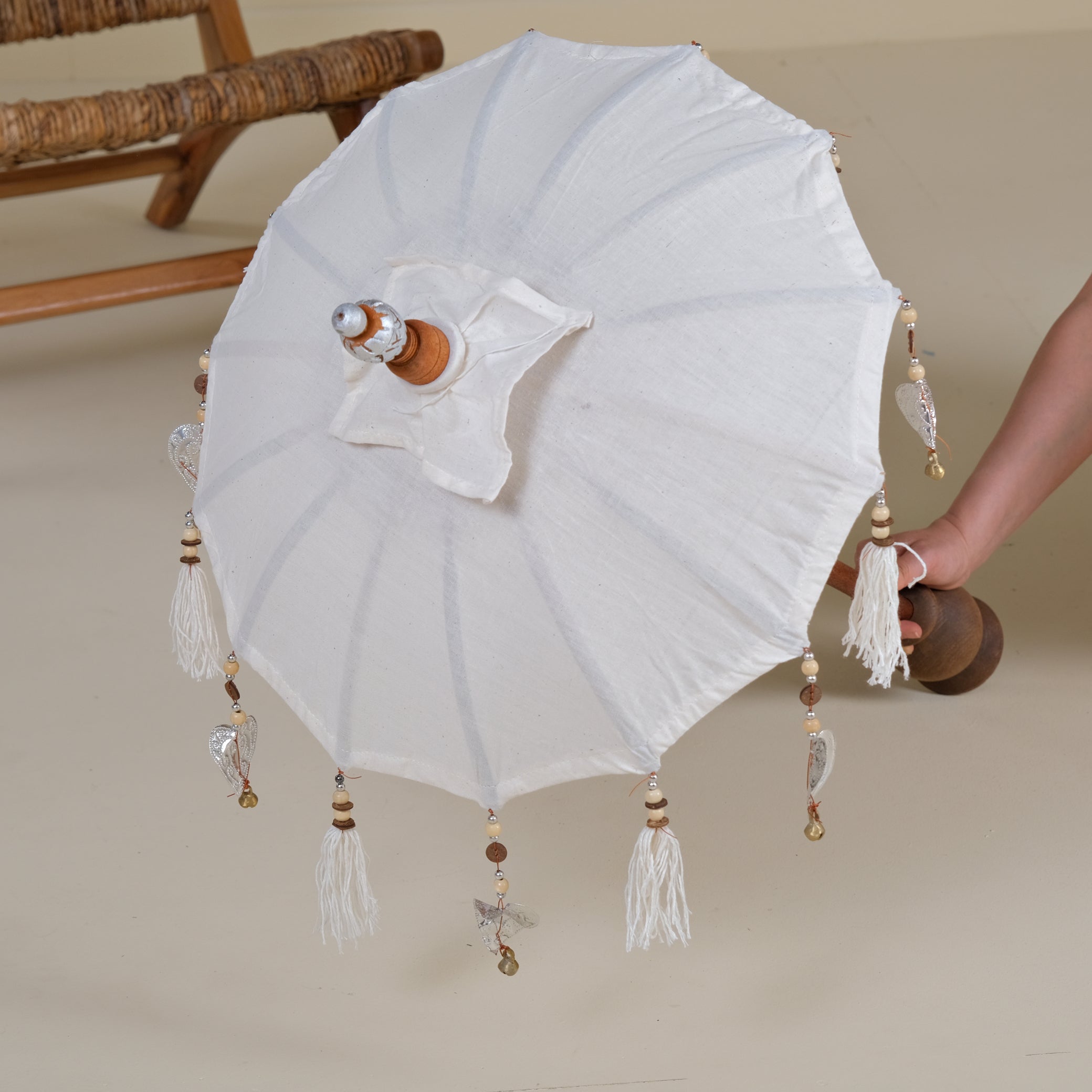 MİNİ BALİ ŞEMSİYE BEYAZ