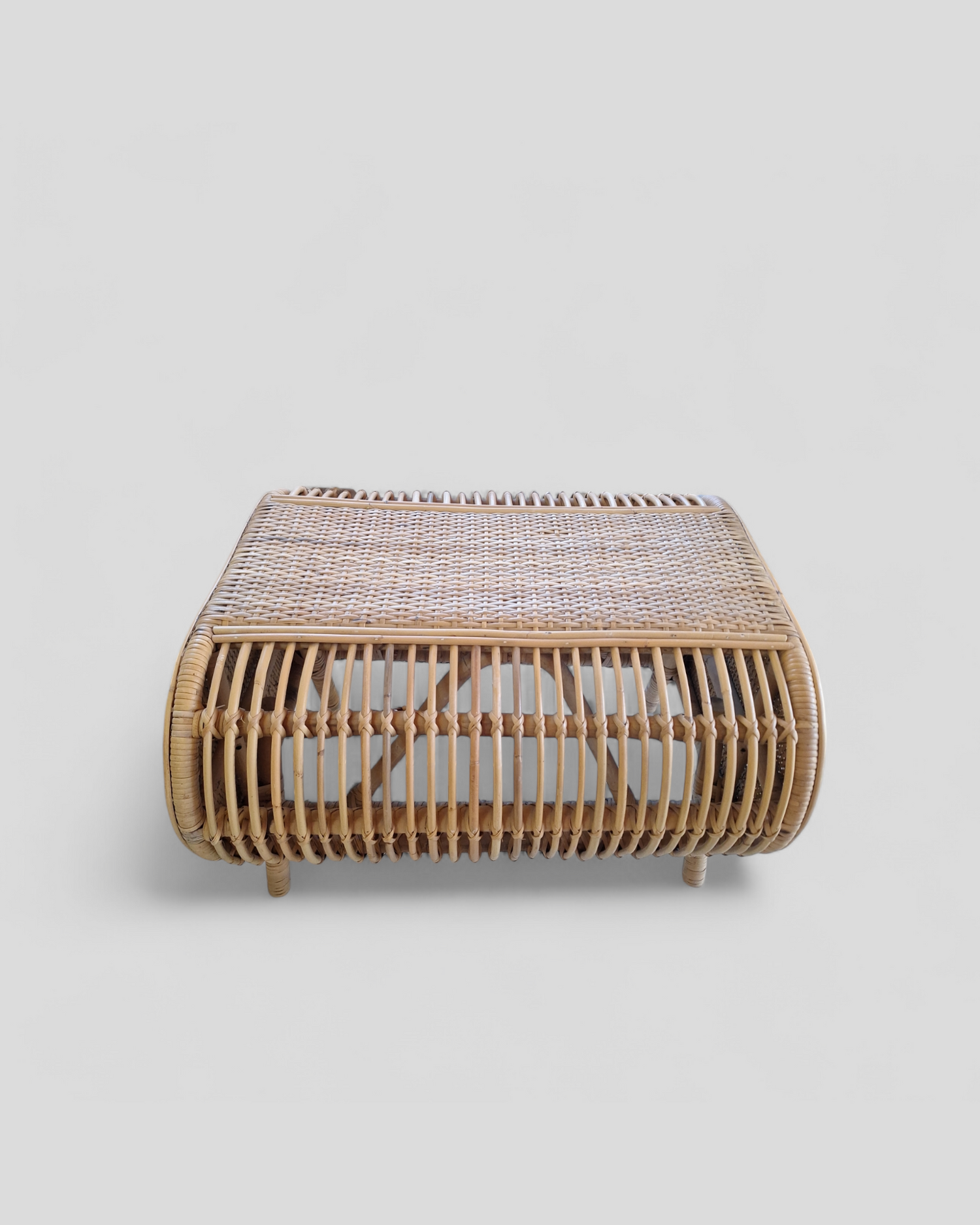 DROP RATTAN STOOL
