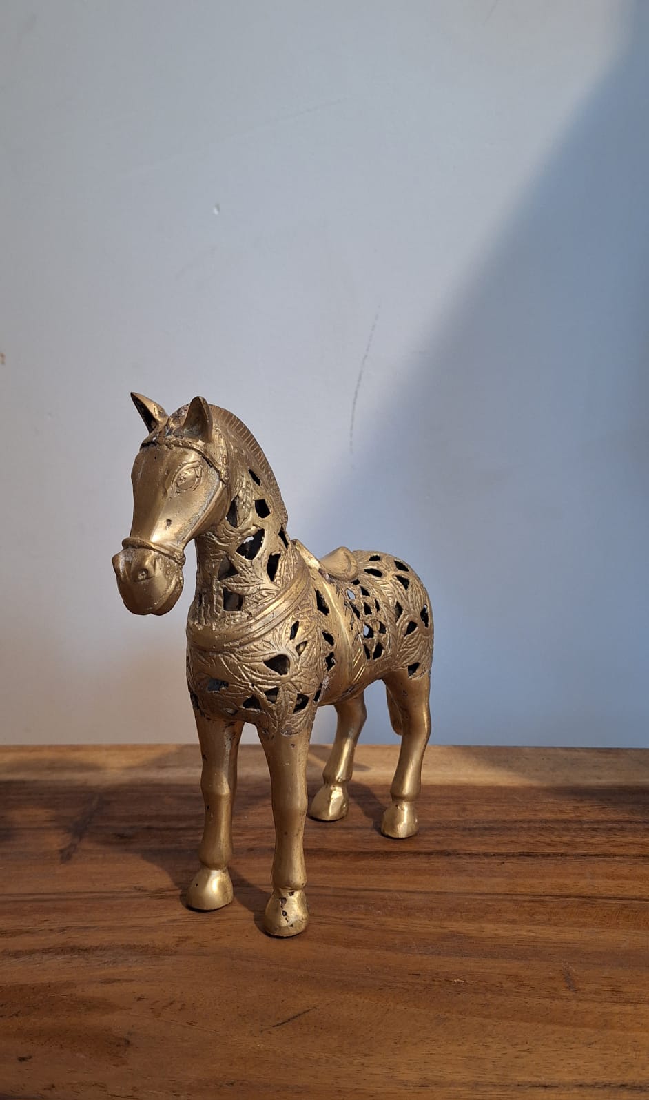 EMBROIDERED BRONZE HORSE