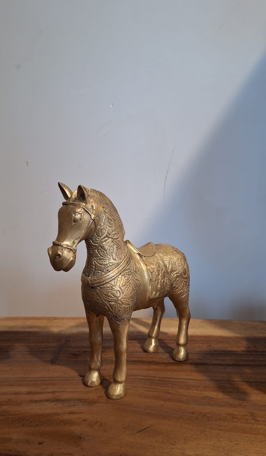 EMBROIDERED BRONZE HORSE