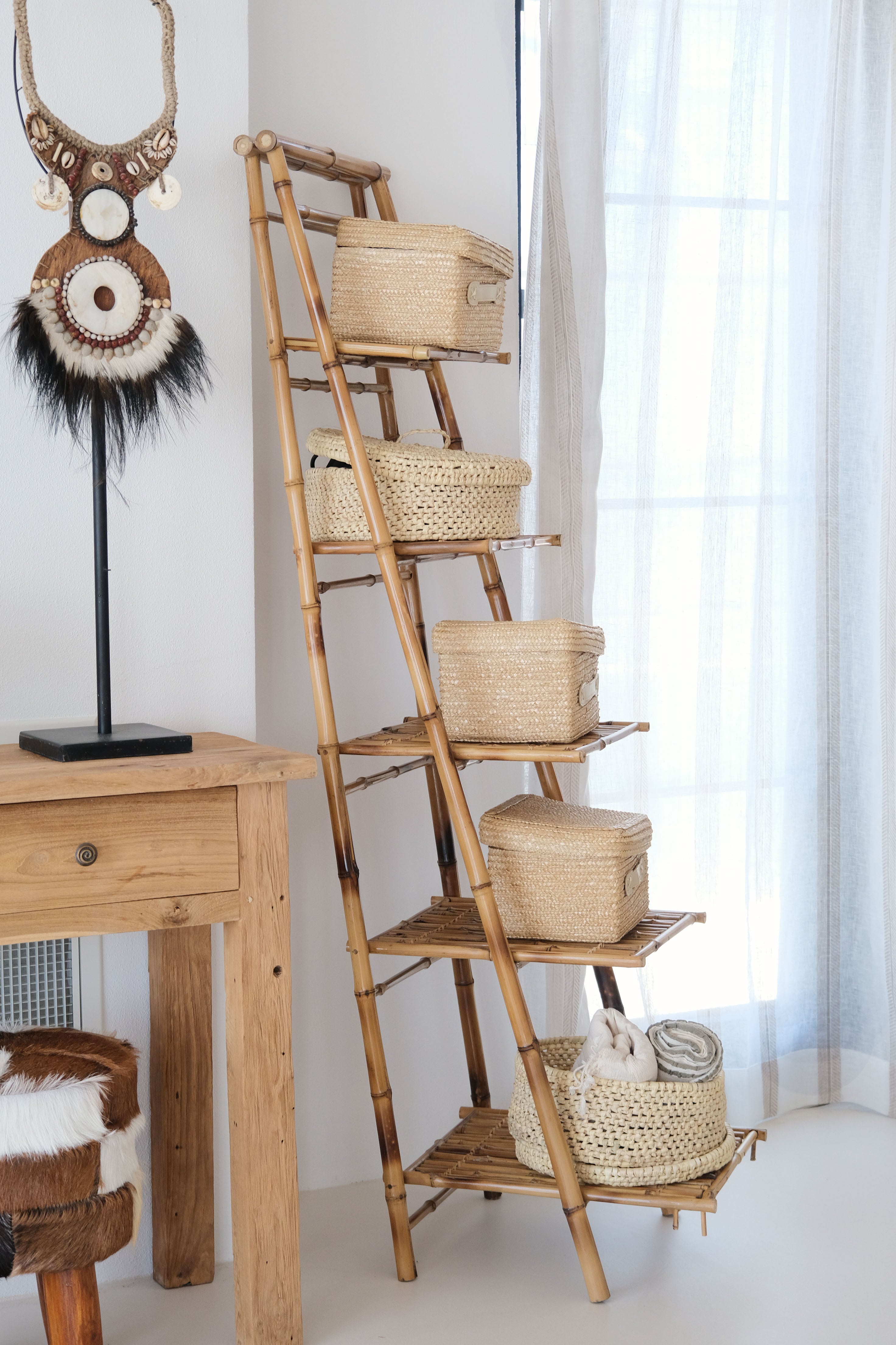 BAMBOO LADDER STAND M