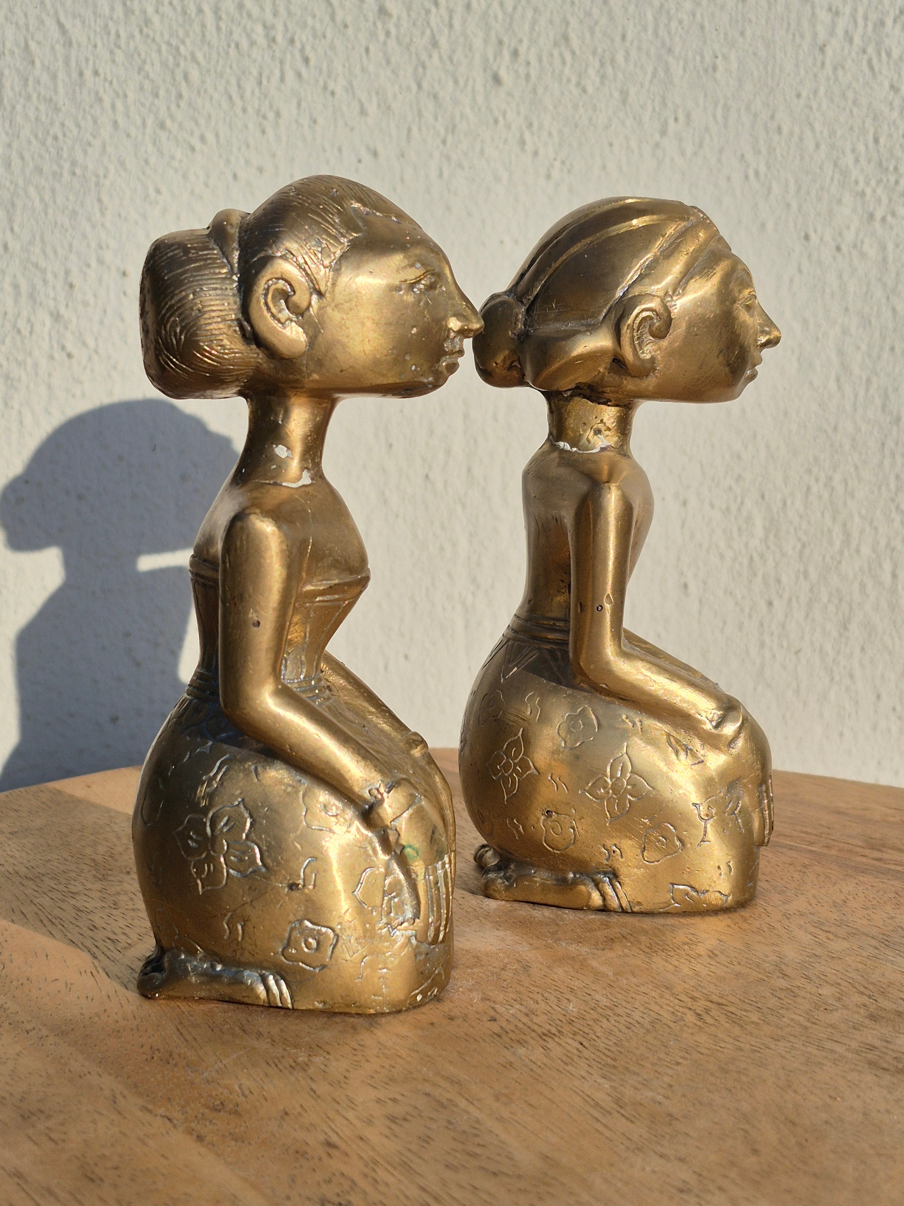 Couple Balineese Biblo - Gold