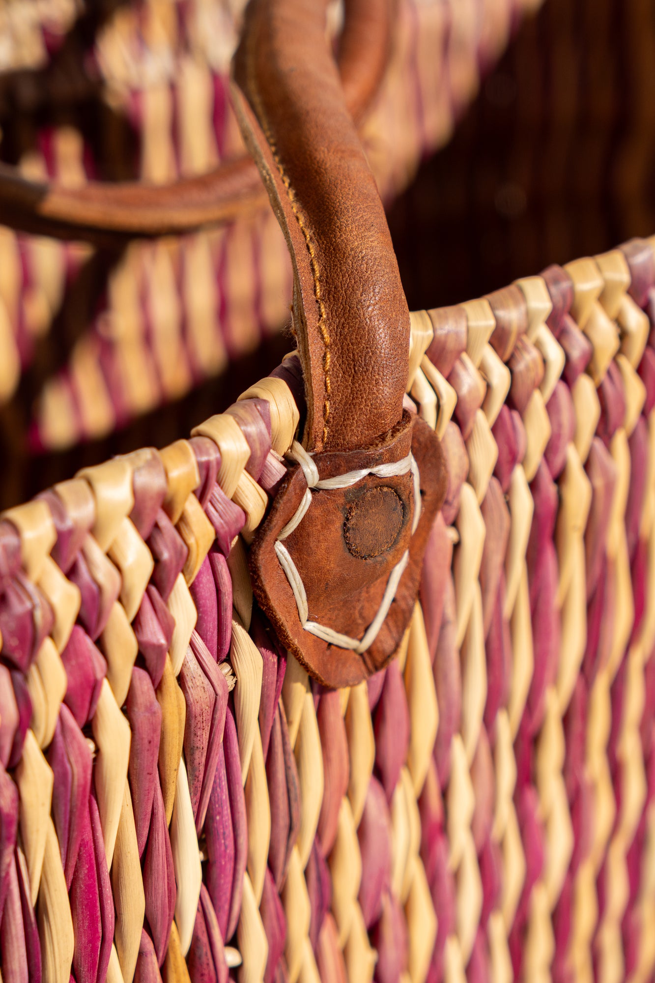 MOROC HASIR ÇANTA RED