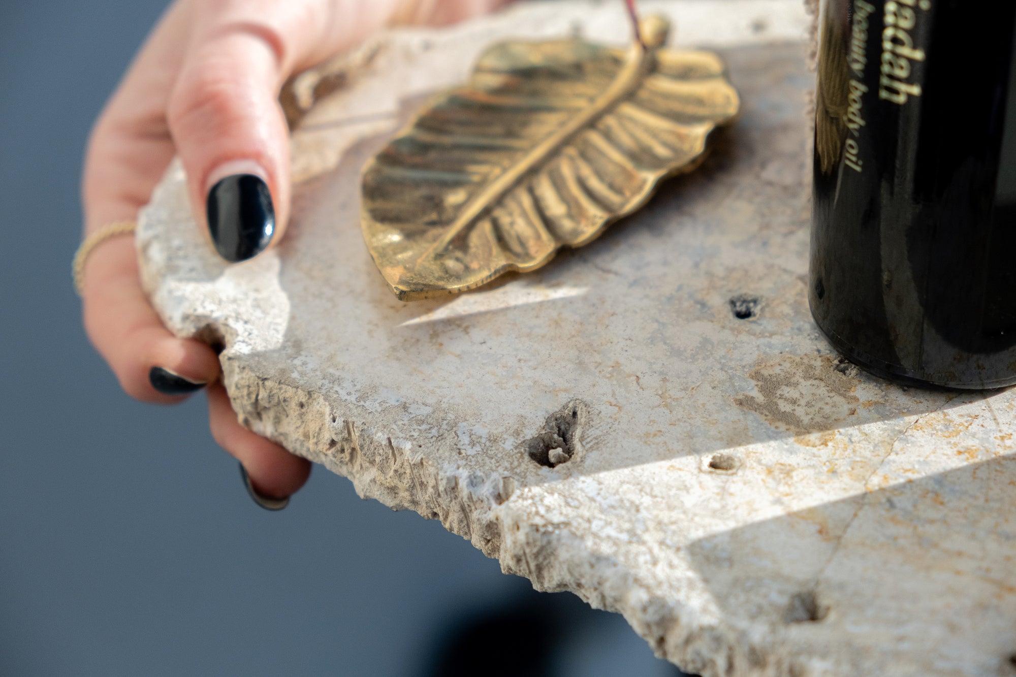 FOSSIL PRESENTATION PLATE