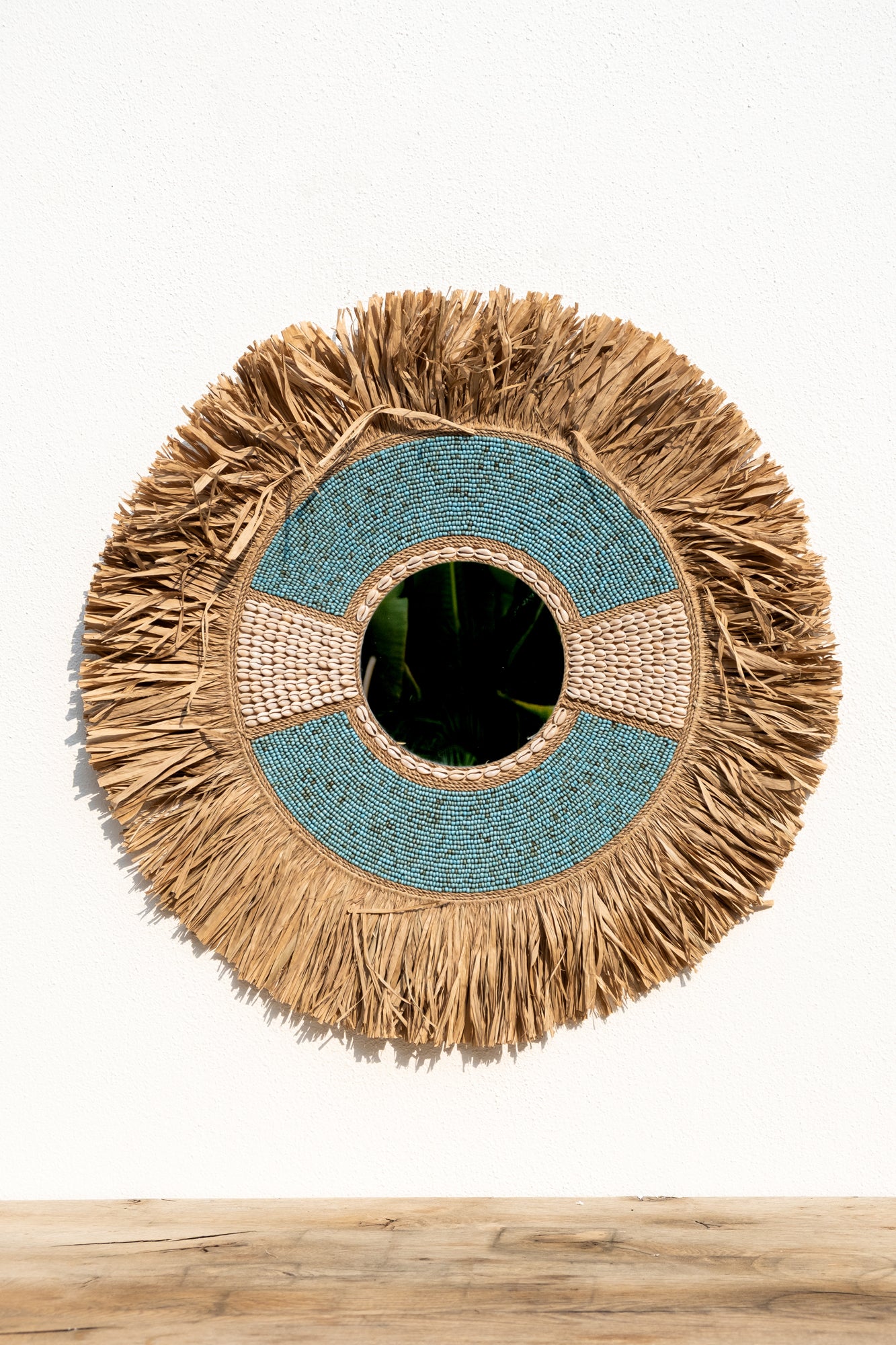 NANDA AYNA DUVAR DEKOR 70CM(turkuaz)