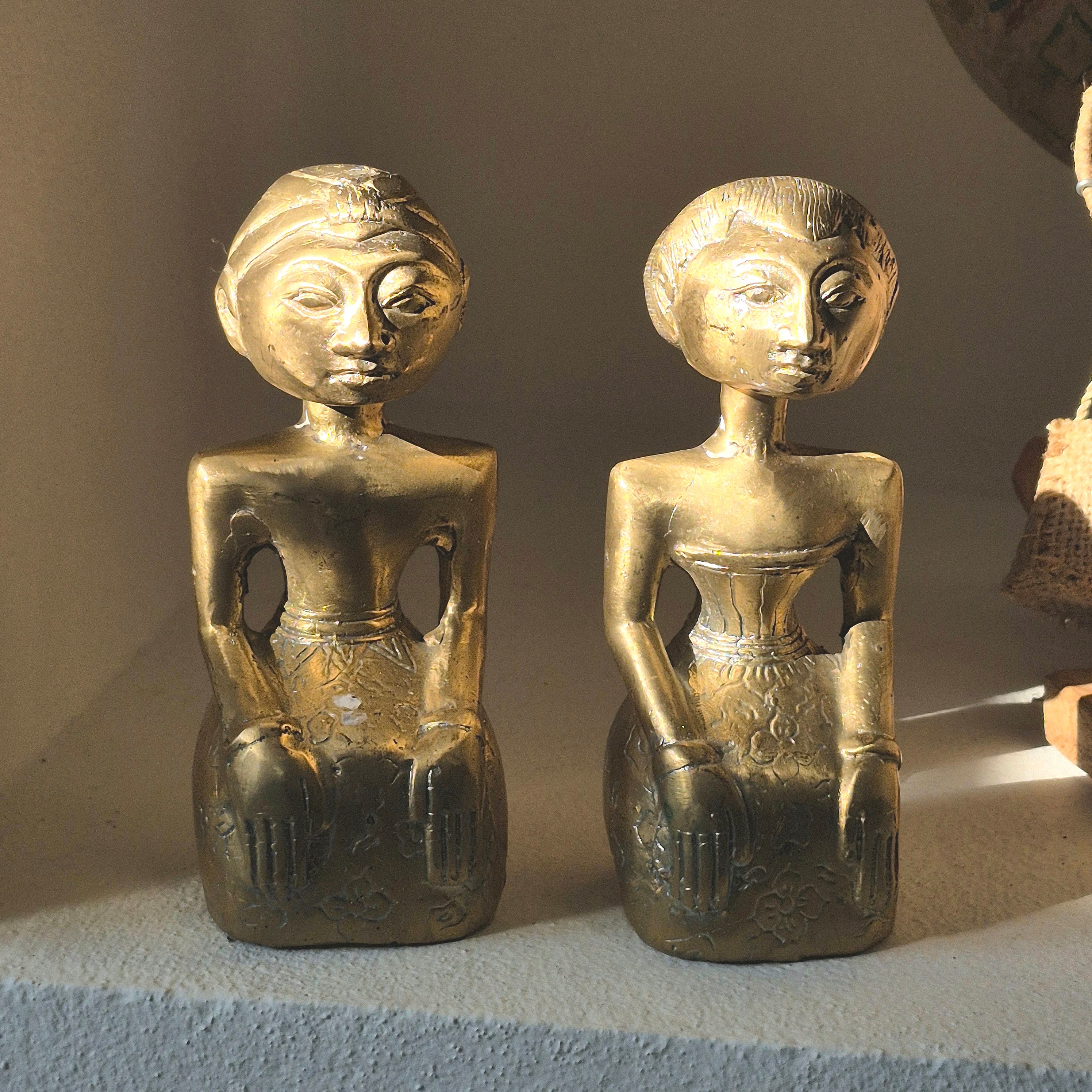Couple Balineese Biblo - Gold