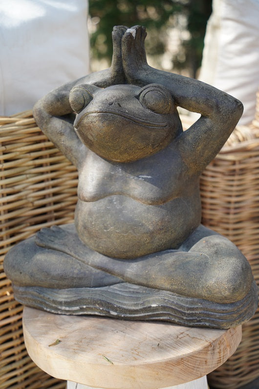 PRAYING STONE FROG