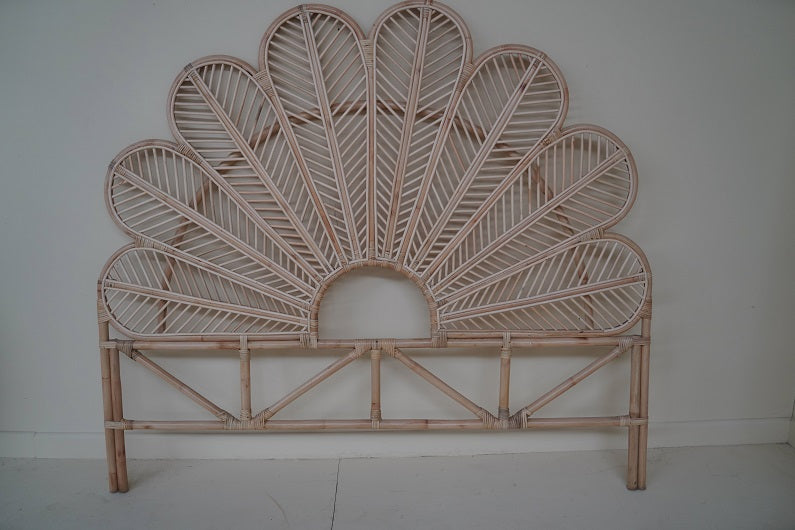 RATTAN DAISY BED HEADBOARD