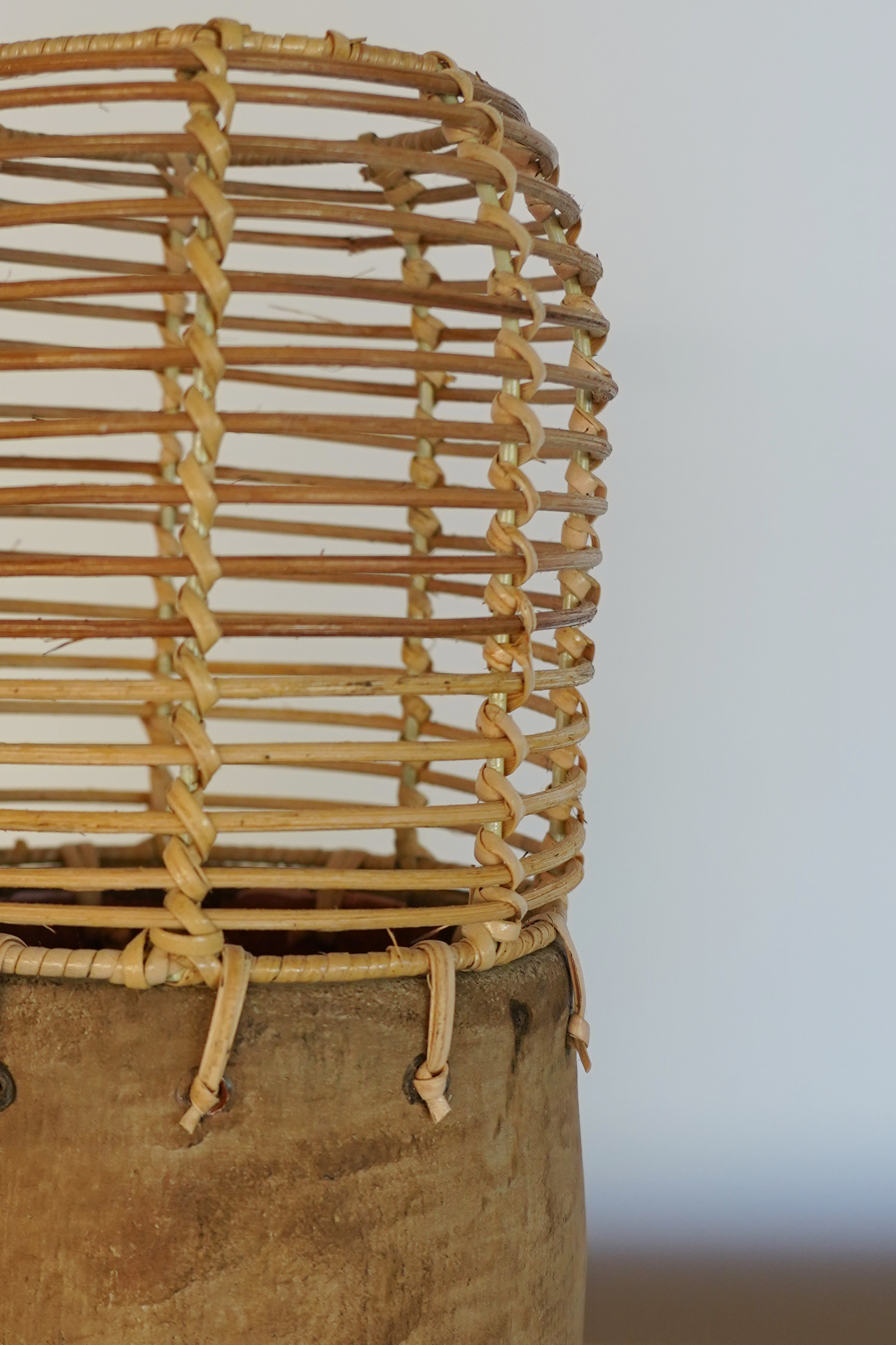 RATTAN SMALL VASE