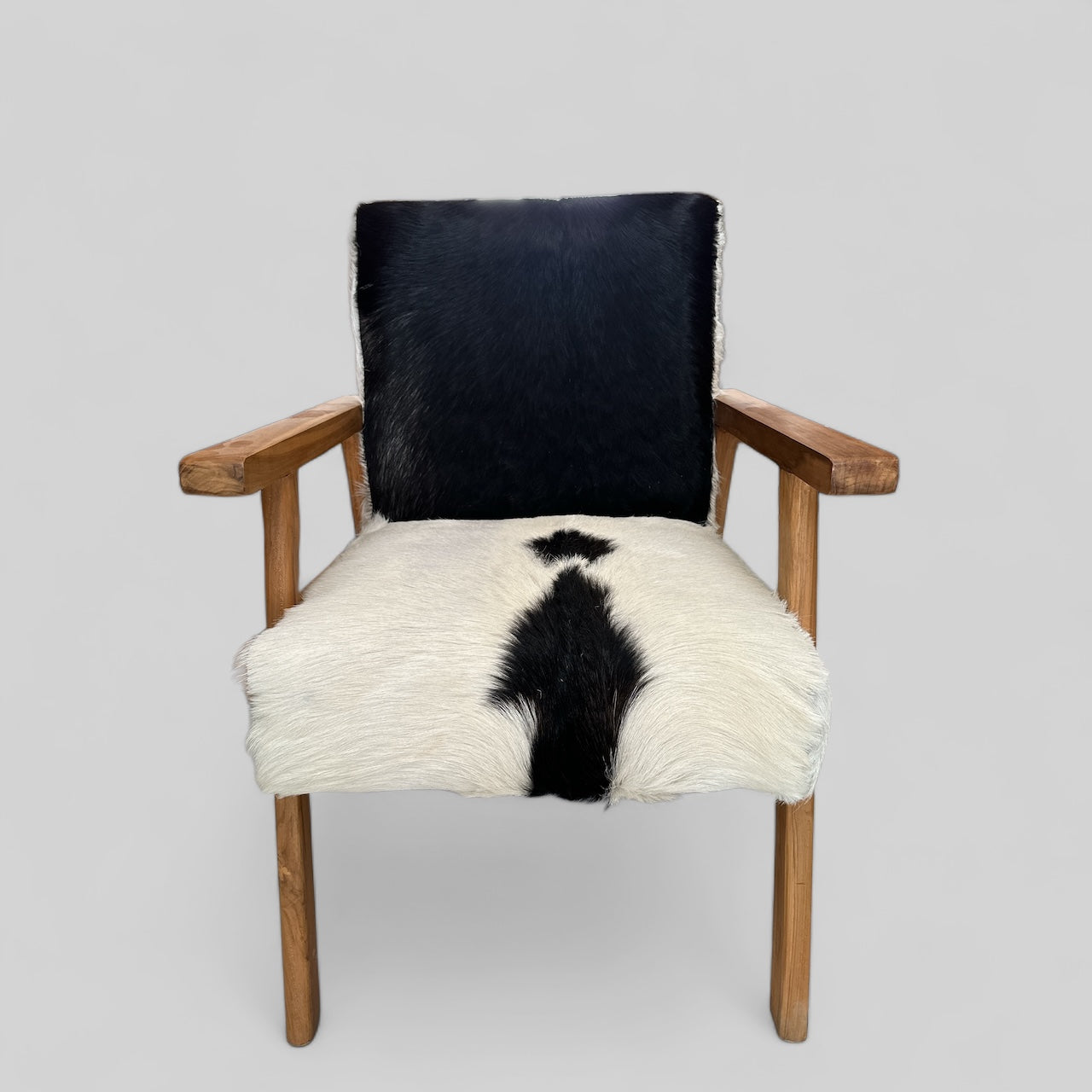 CALFSKIN ARMCHAIR WITH ARM