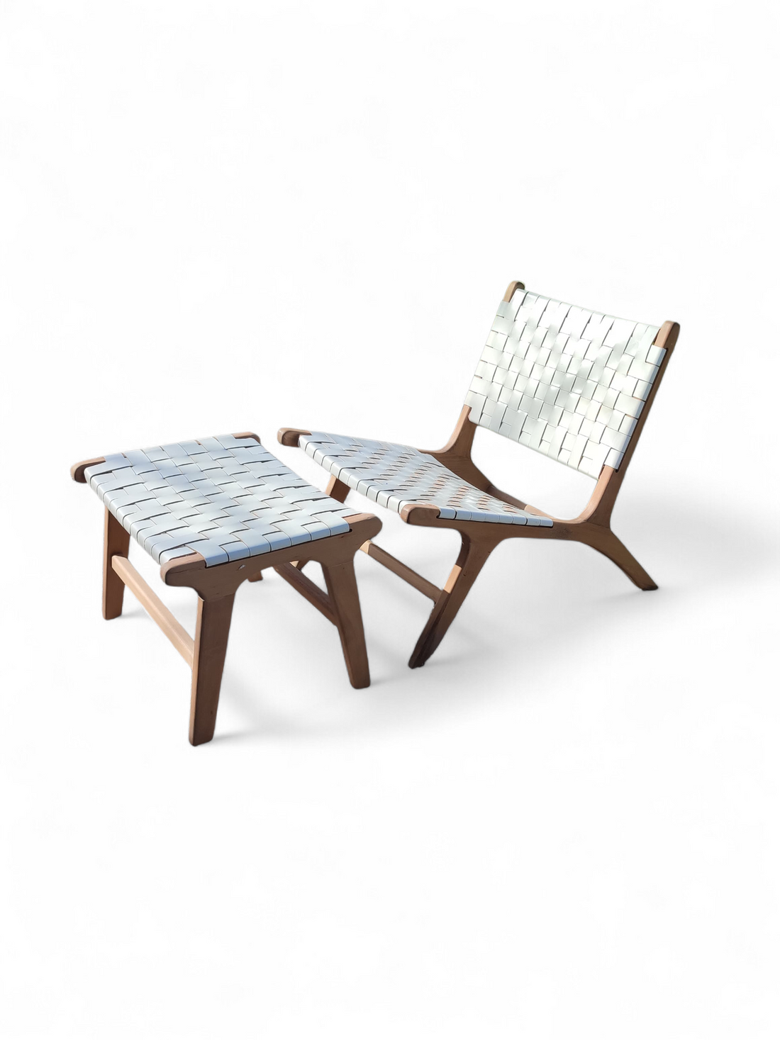 LAZY TABURELİ DERİ BERJER