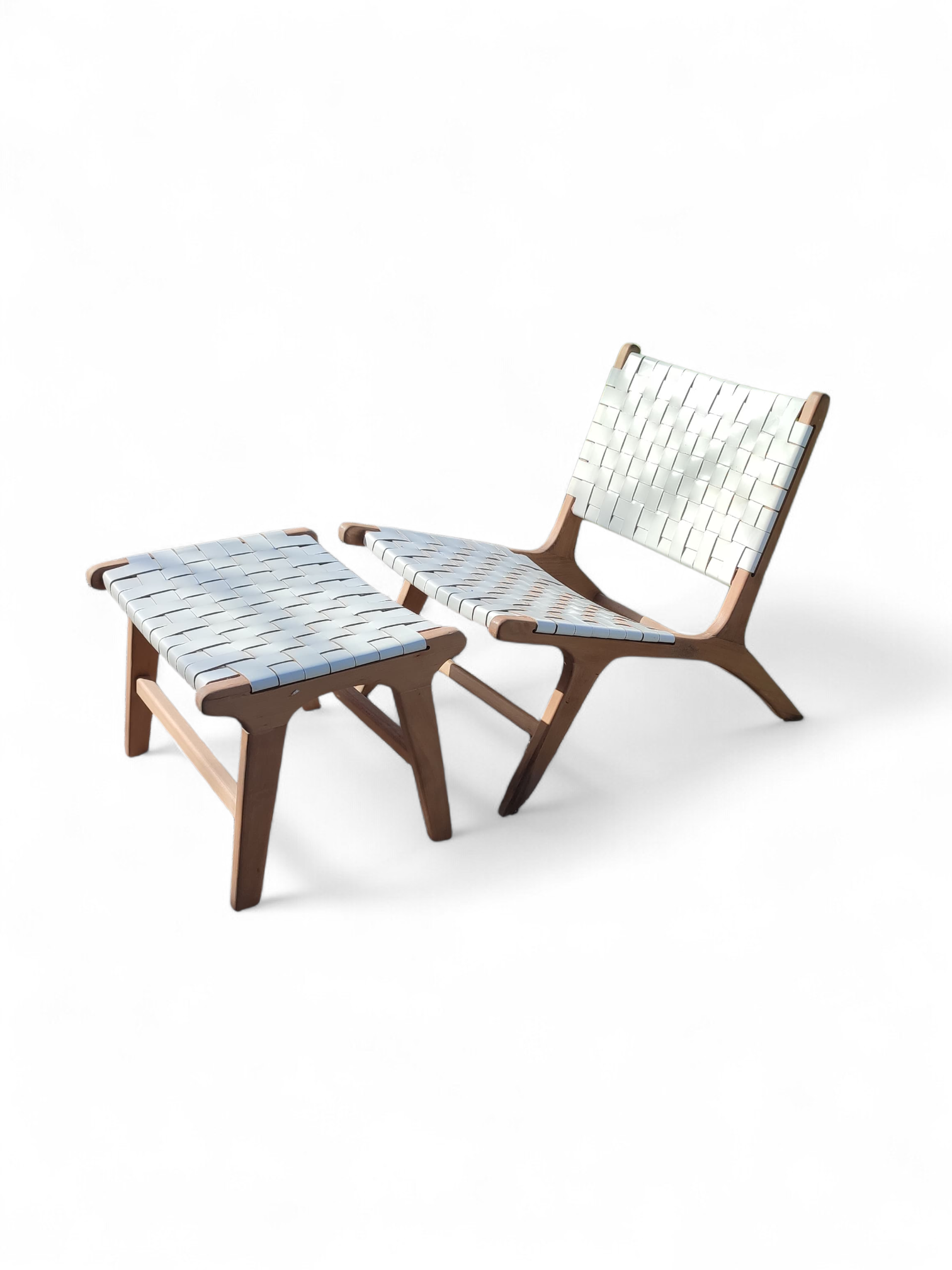 LAZY TABURELİ DERİ BERJER