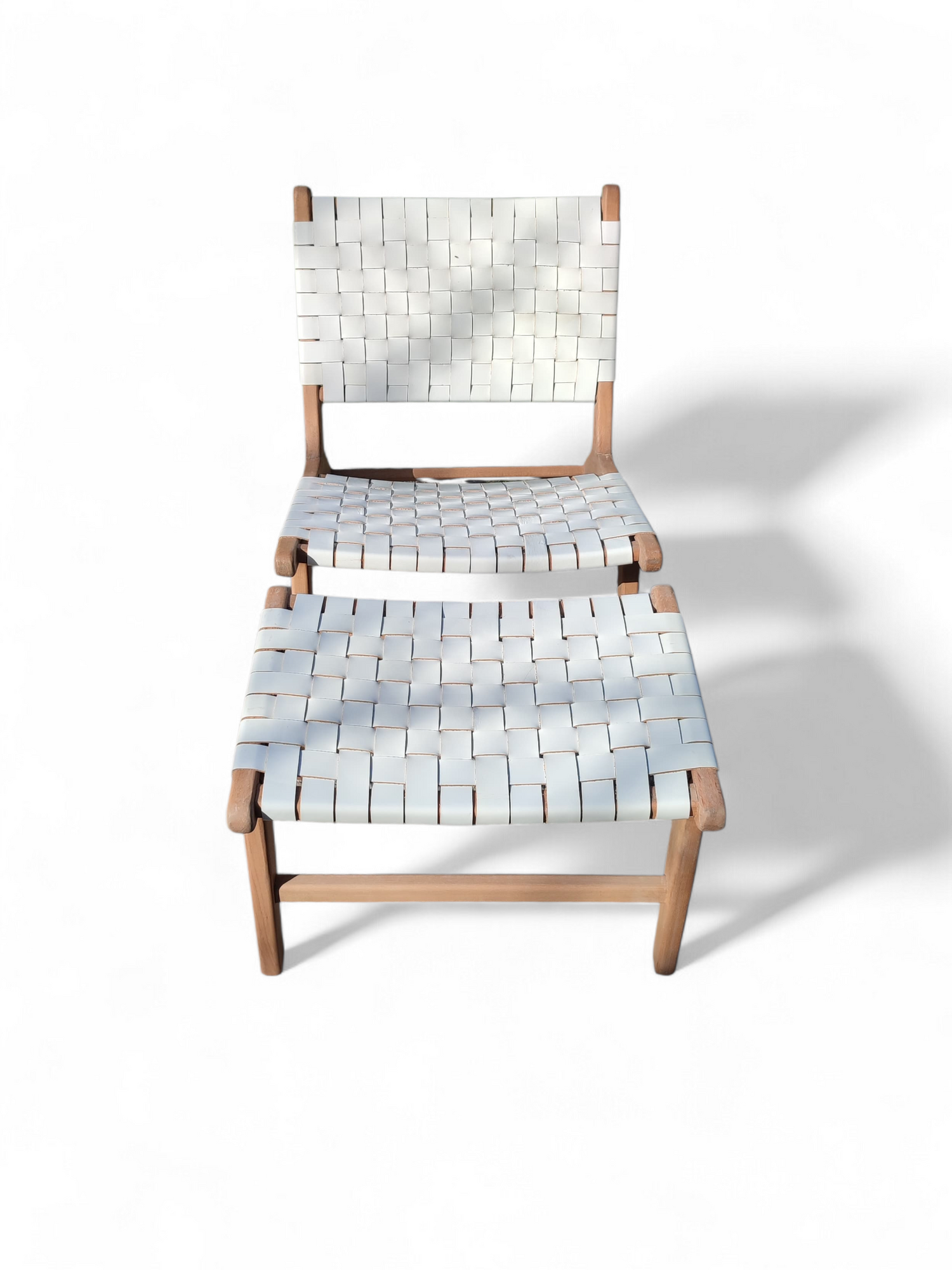 LAZY TABURELİ DERİ BERJER