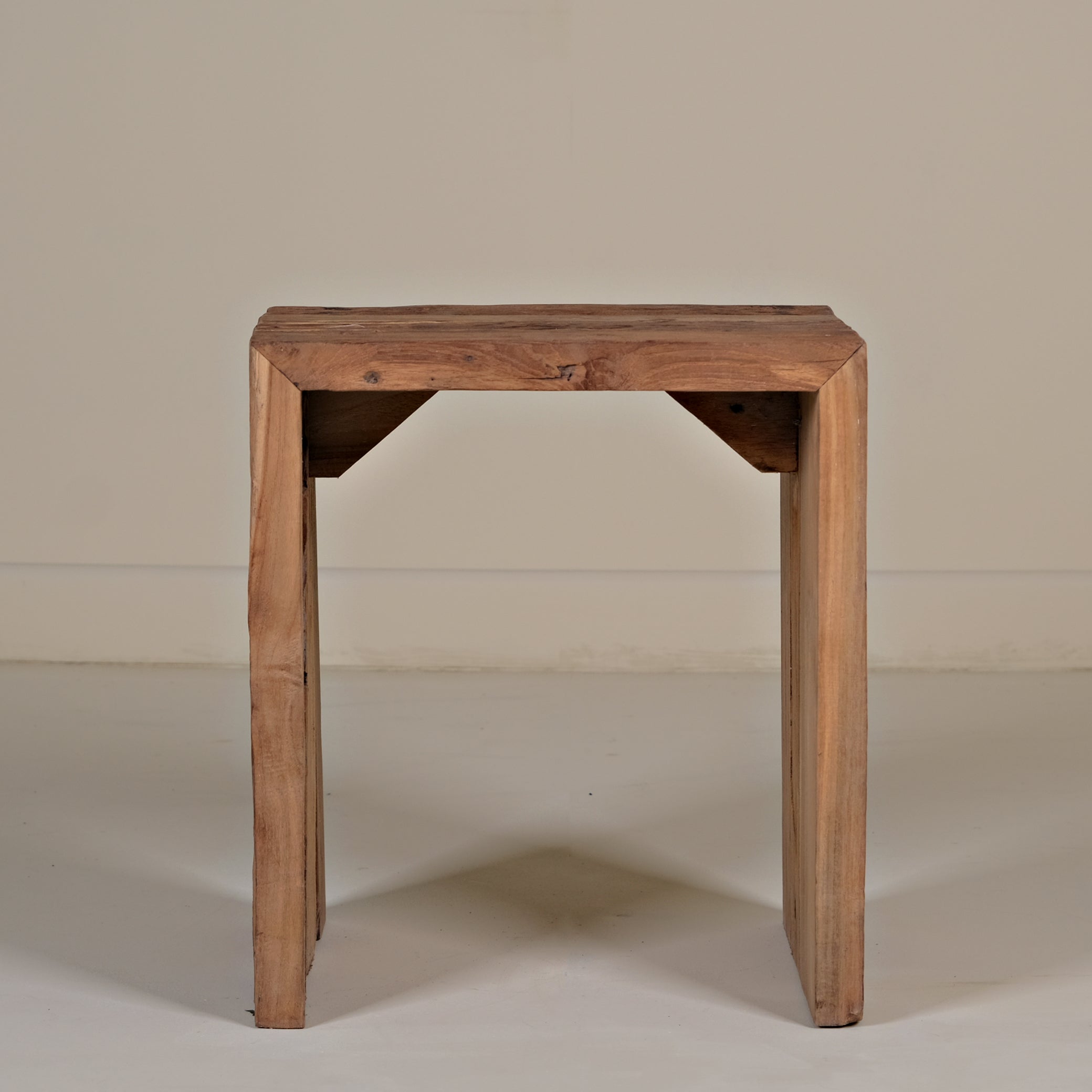 TEAK LOG COFFEE TABLE