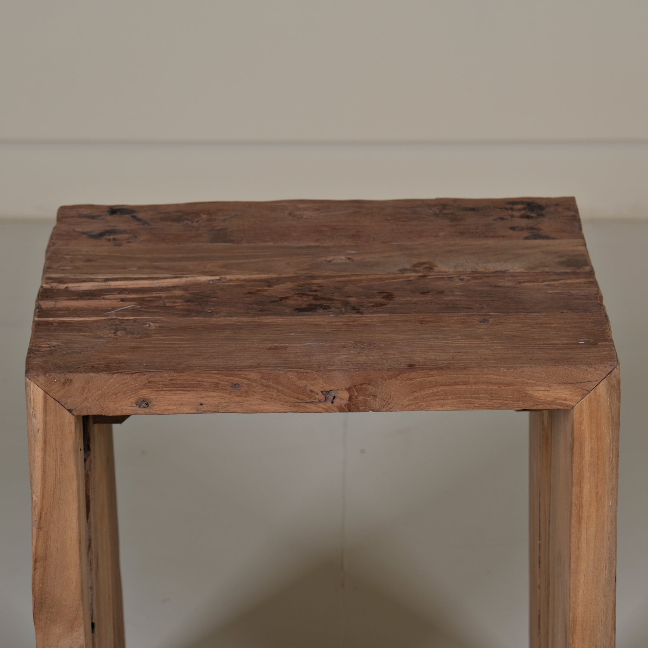 TEAK LOG COFFEE TABLE