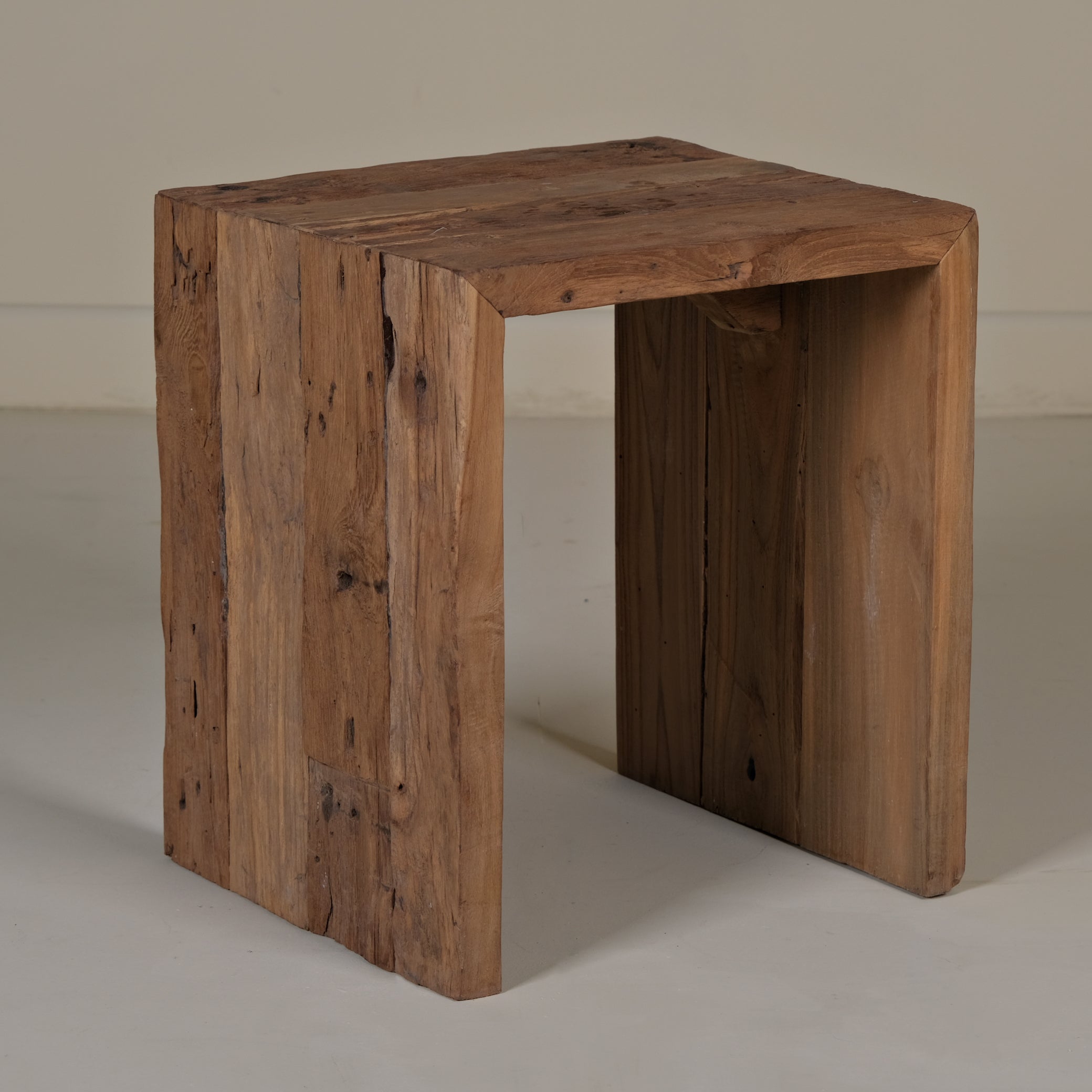 TEAK LOG COFFEE TABLE
