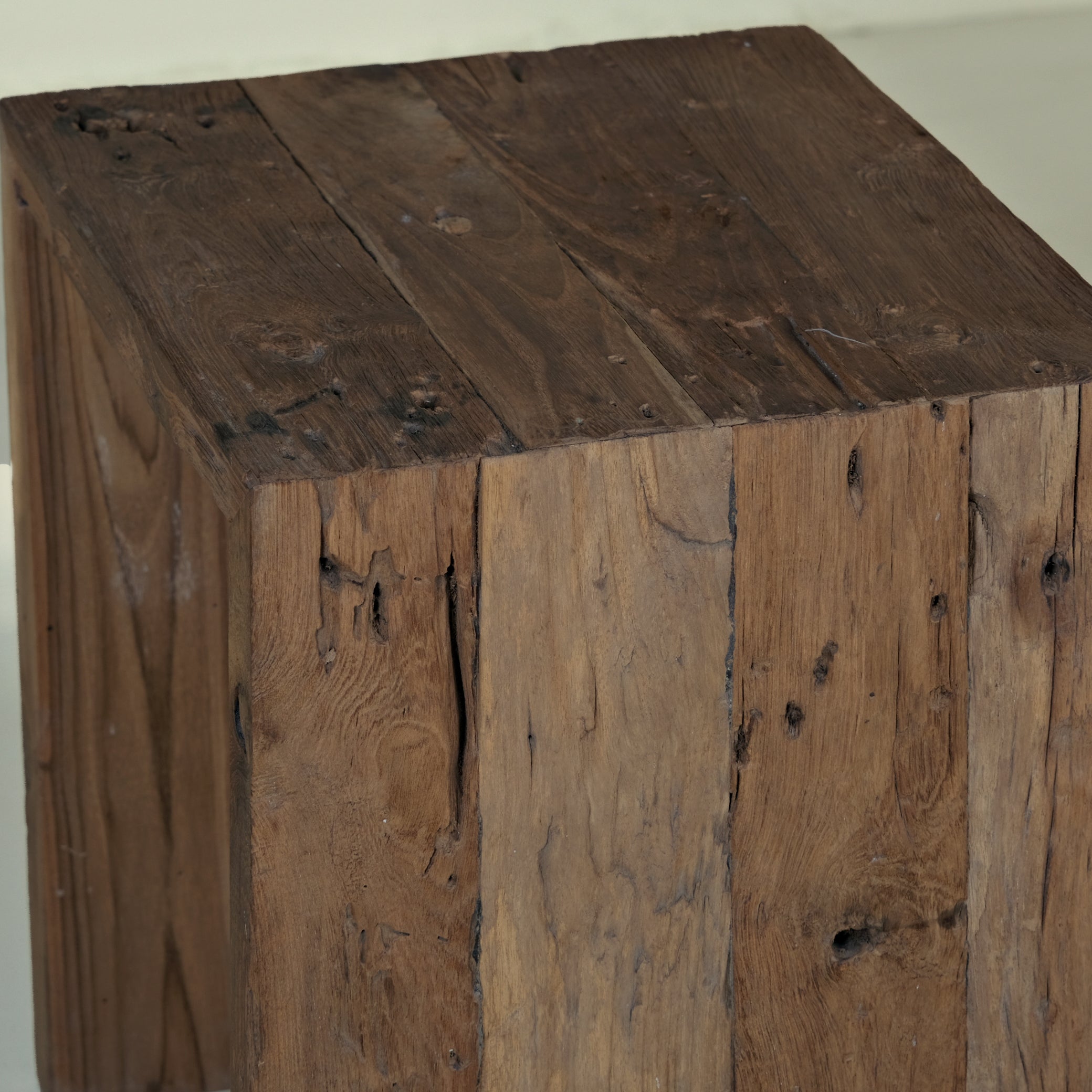 TEAK LOG COFFEE TABLE