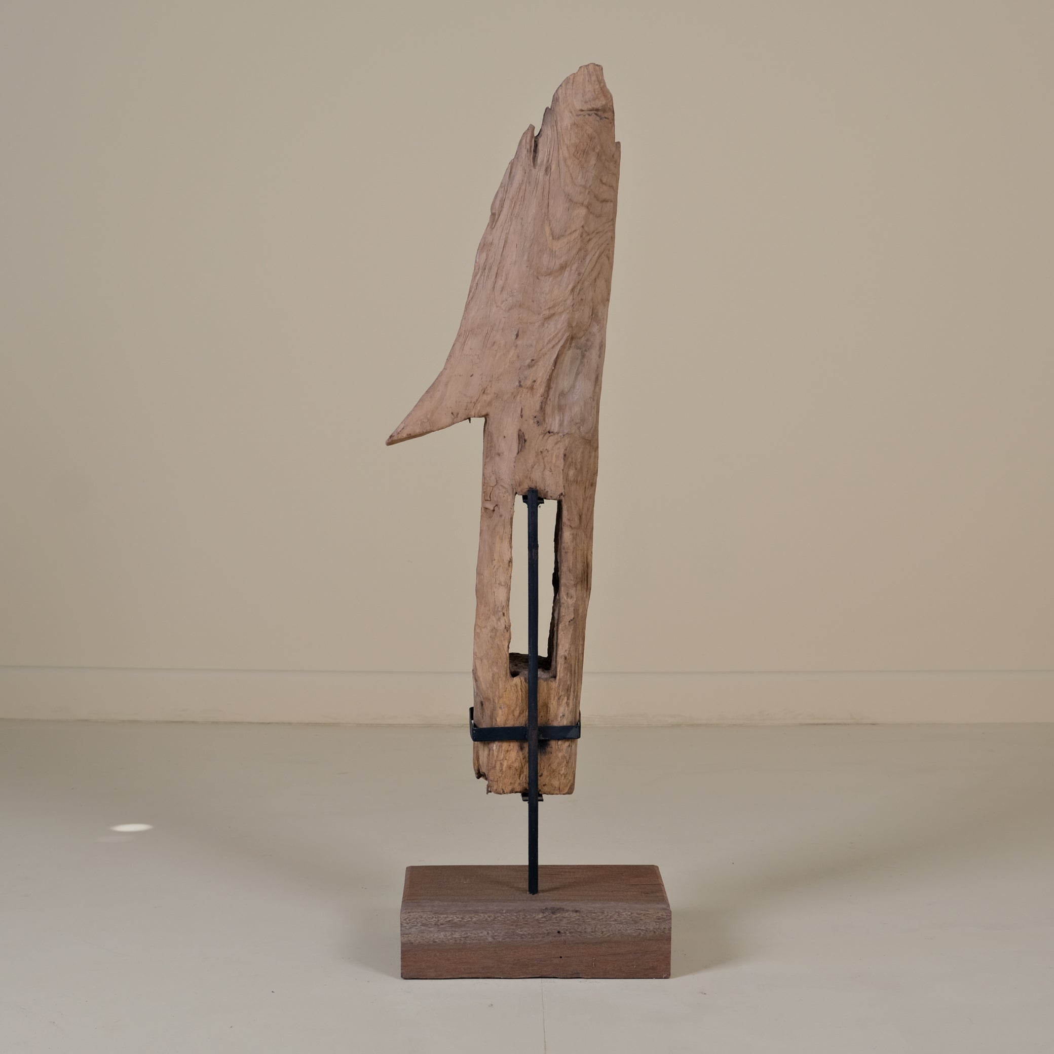 TEAK TRINKET WITH STAND