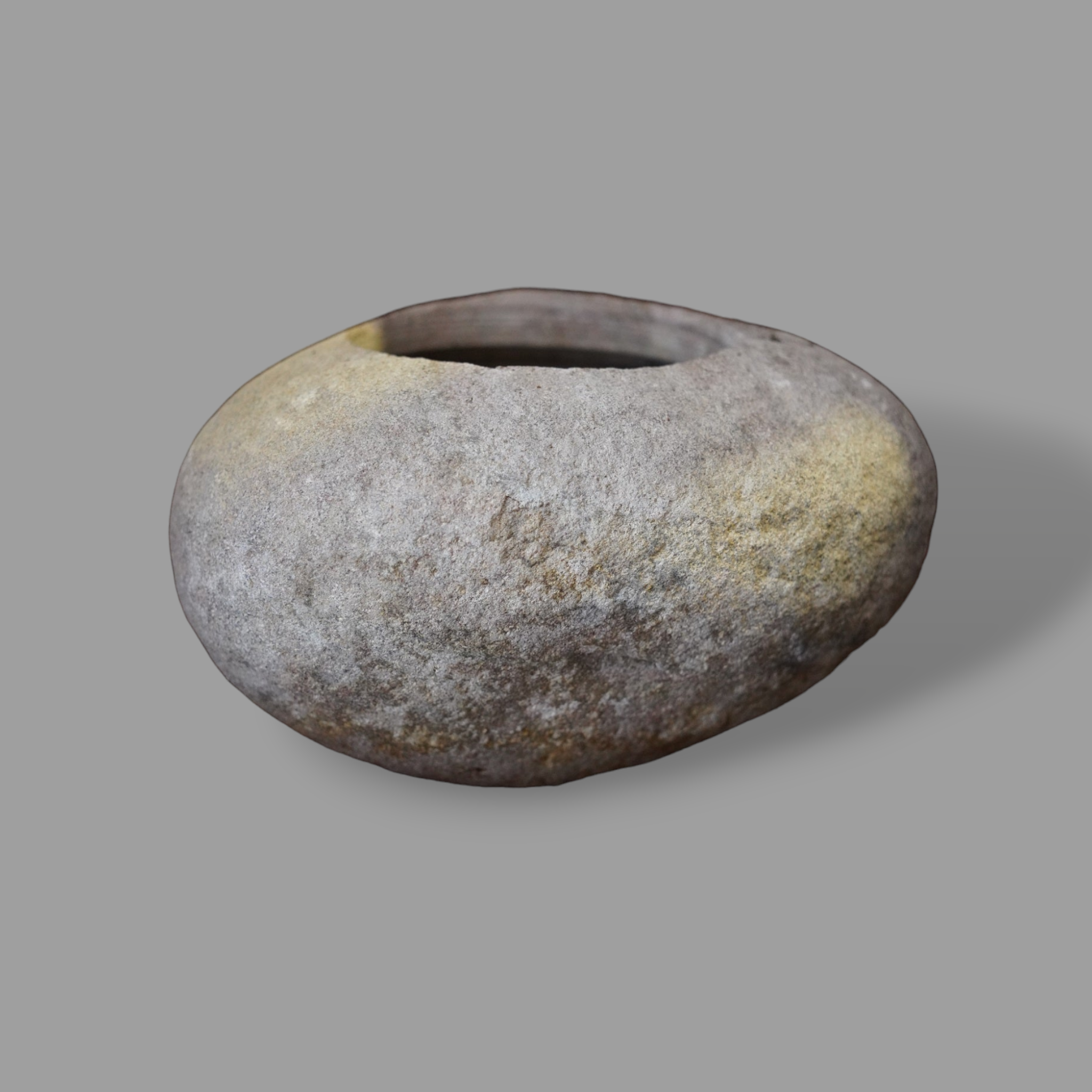 LARGE STONE BOWL