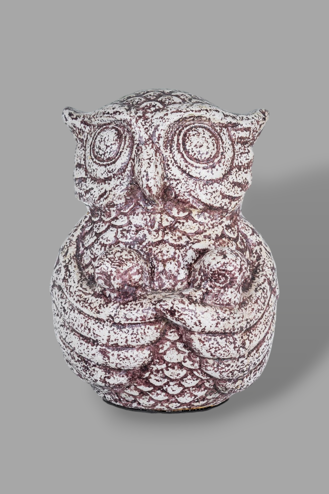 SUAR WOOD CARVED OWL