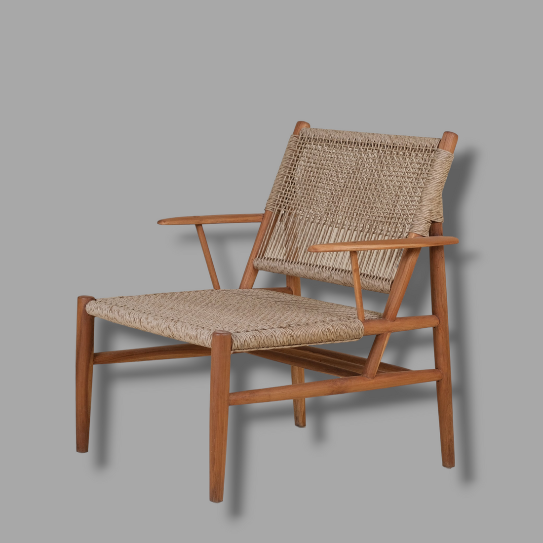HALF YARN KNITTED ARMCHAIR