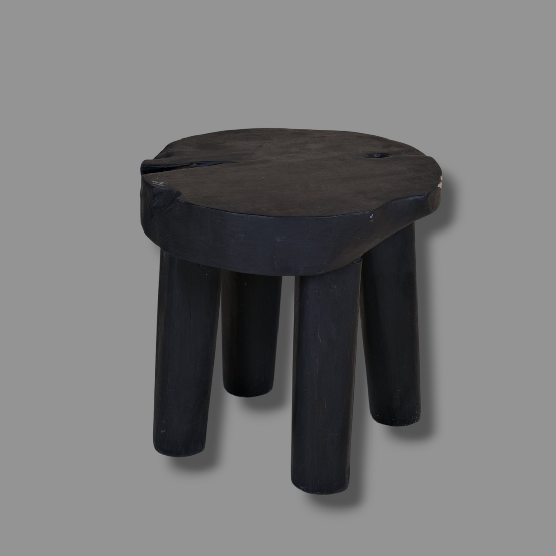 TEAK BLACK COFFEE TABLE