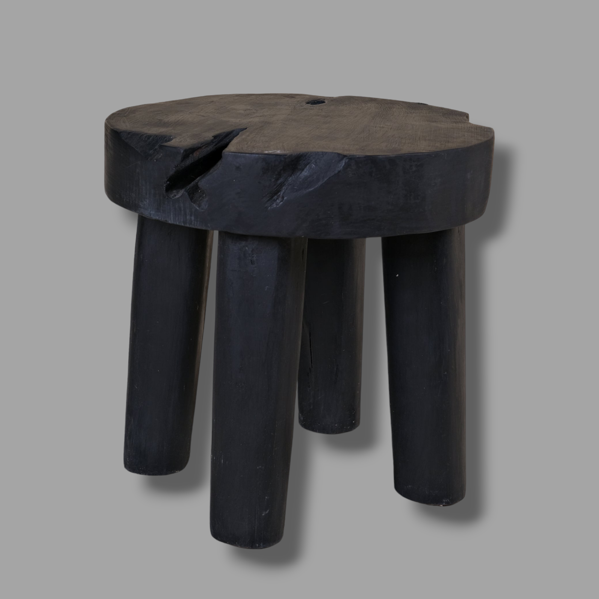 TEAK BLACK COFFEE TABLE