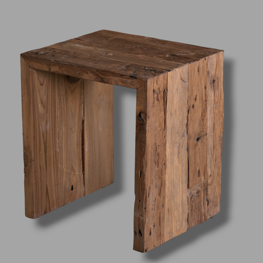 TEAK LOG COFFEE TABLE