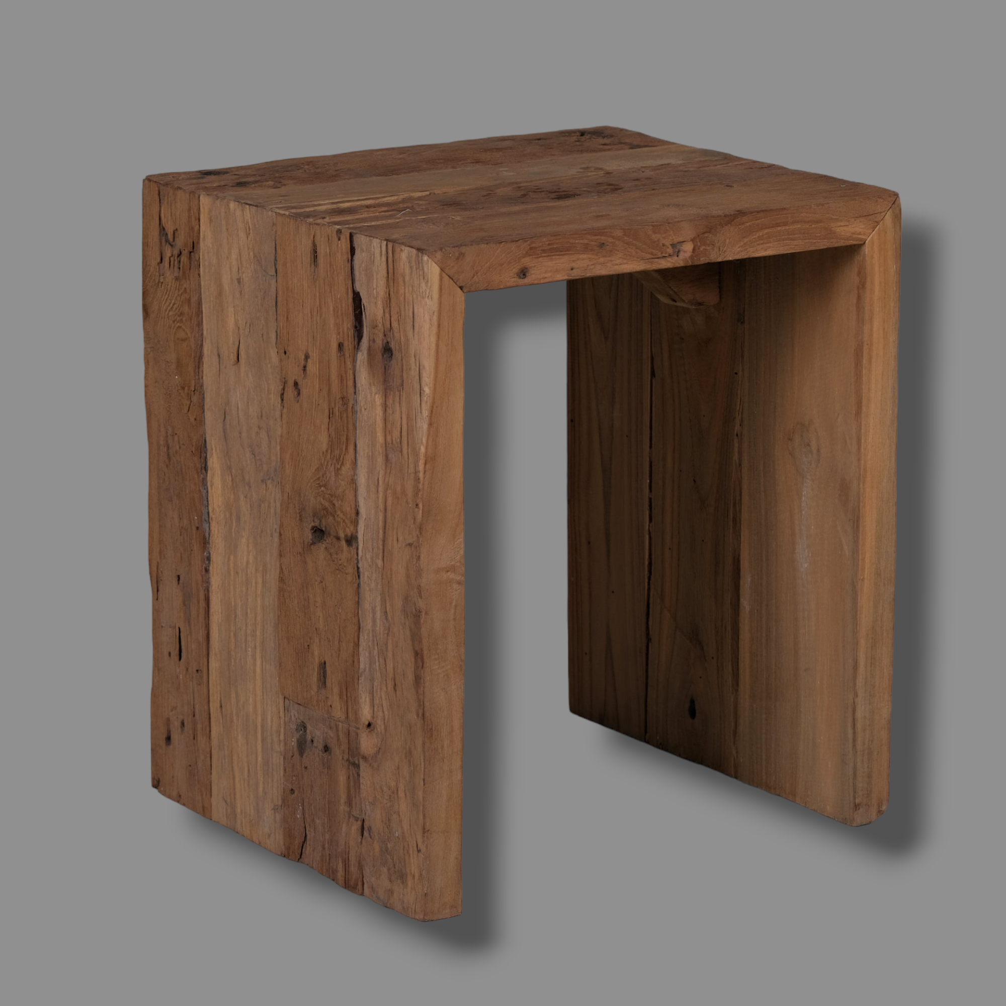 TEAK LOG COFFEE TABLE