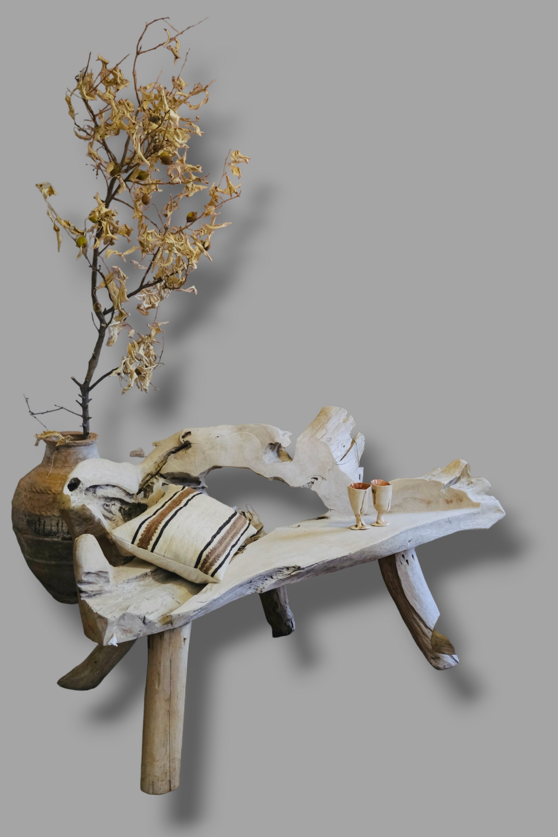 DOUBLE TEAK BANK