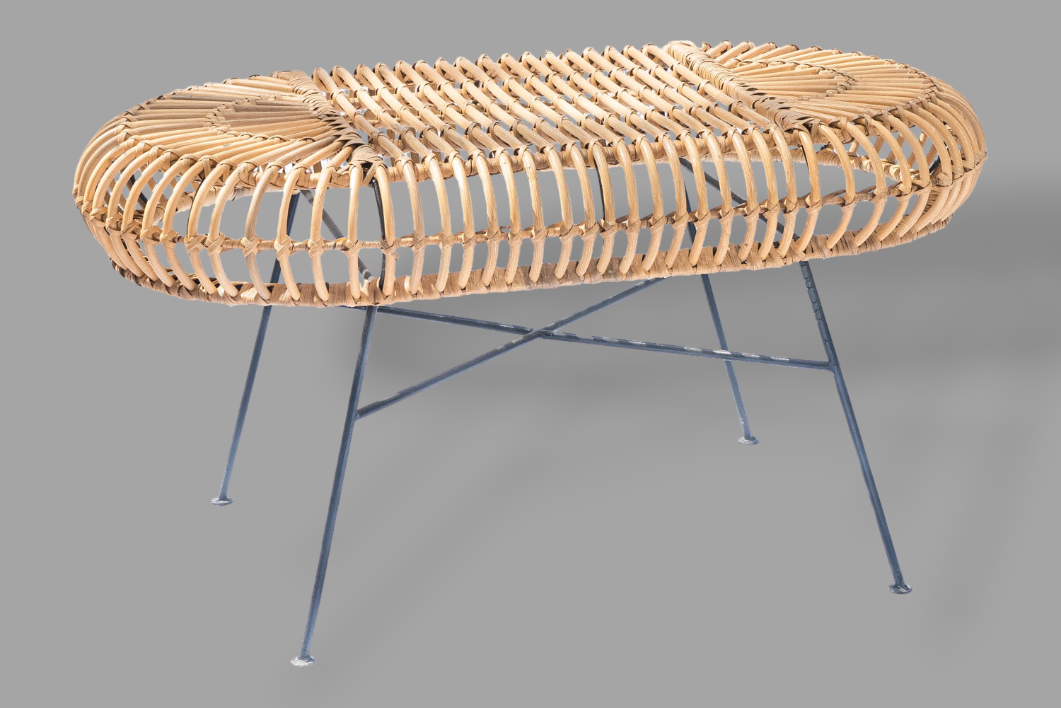 RATTAN LARGE BENCH