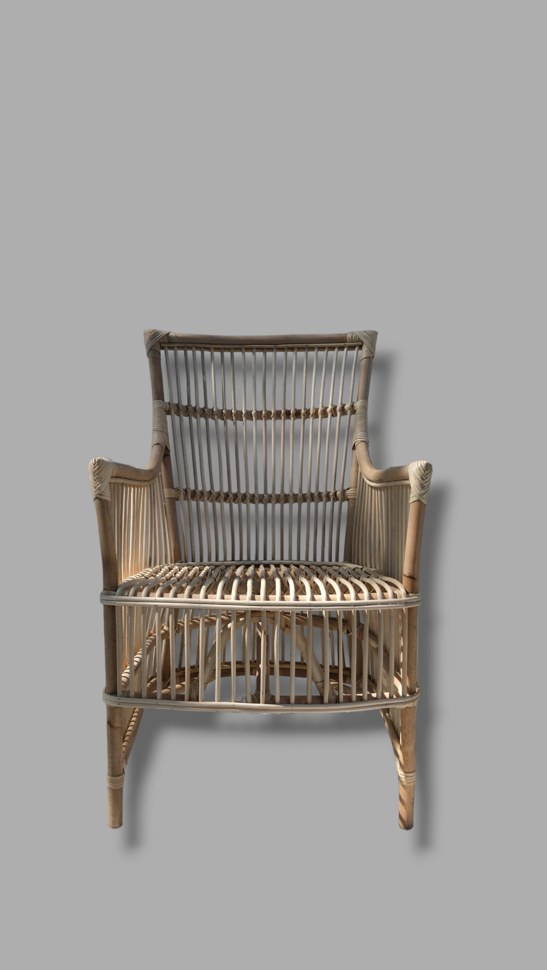 RATTAN SOFA WITH ARMS