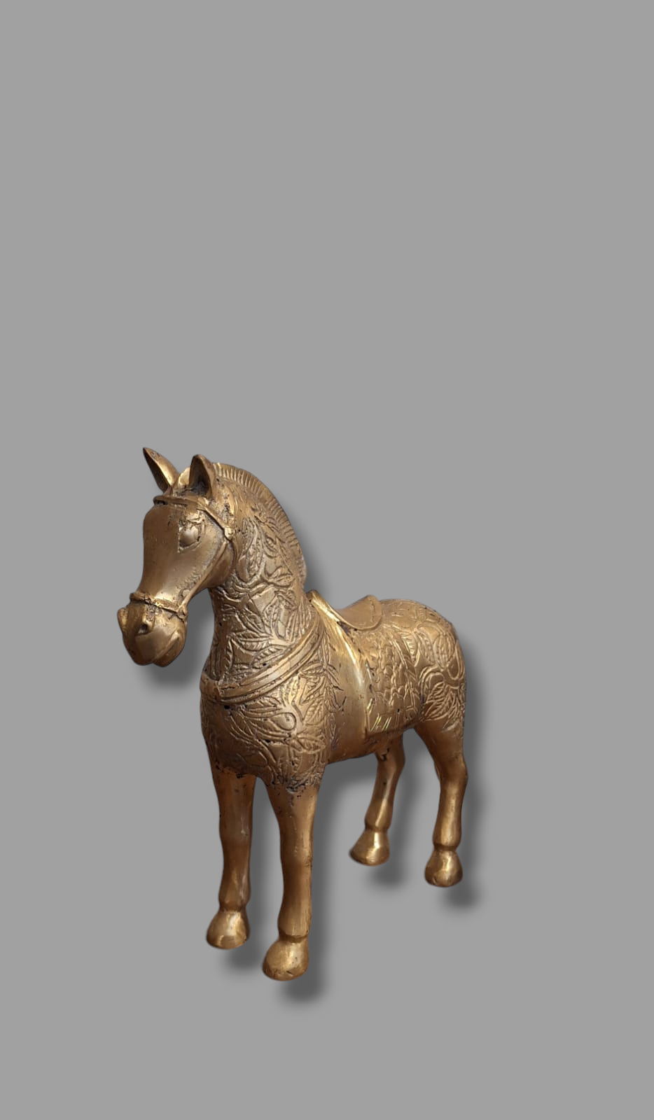 EMBROIDERED BRONZE HORSE