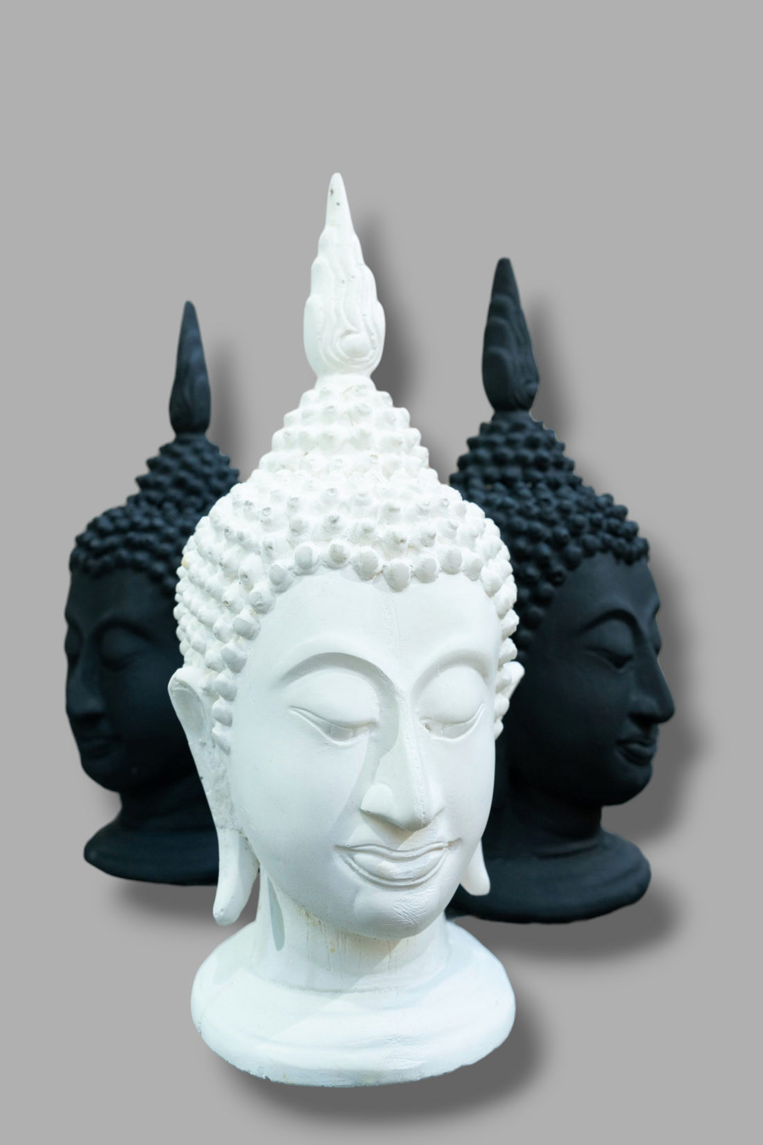POINTED BUDDHA BUST M
