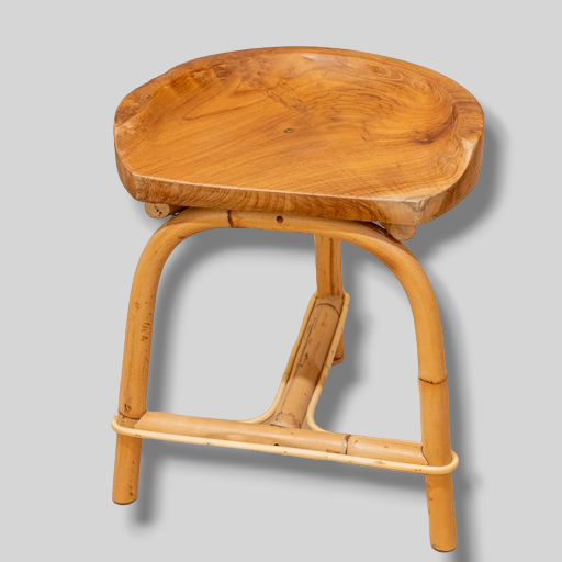 TEAK MINI STOOL