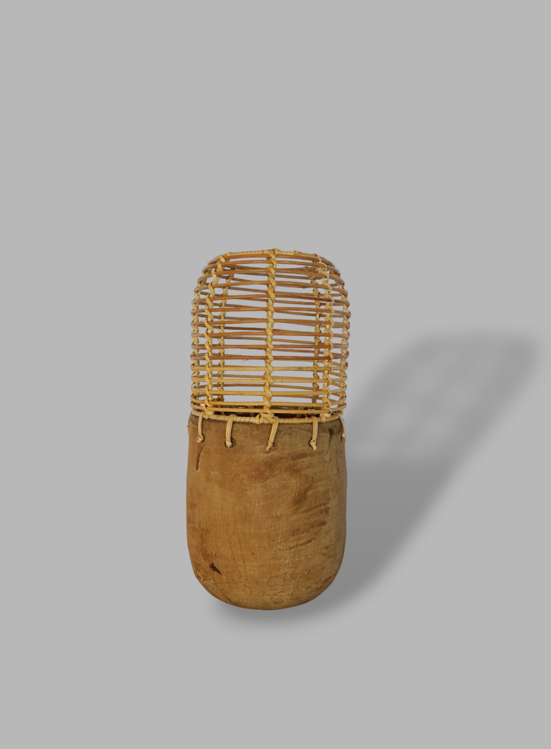 RATTAN SMALL VASE