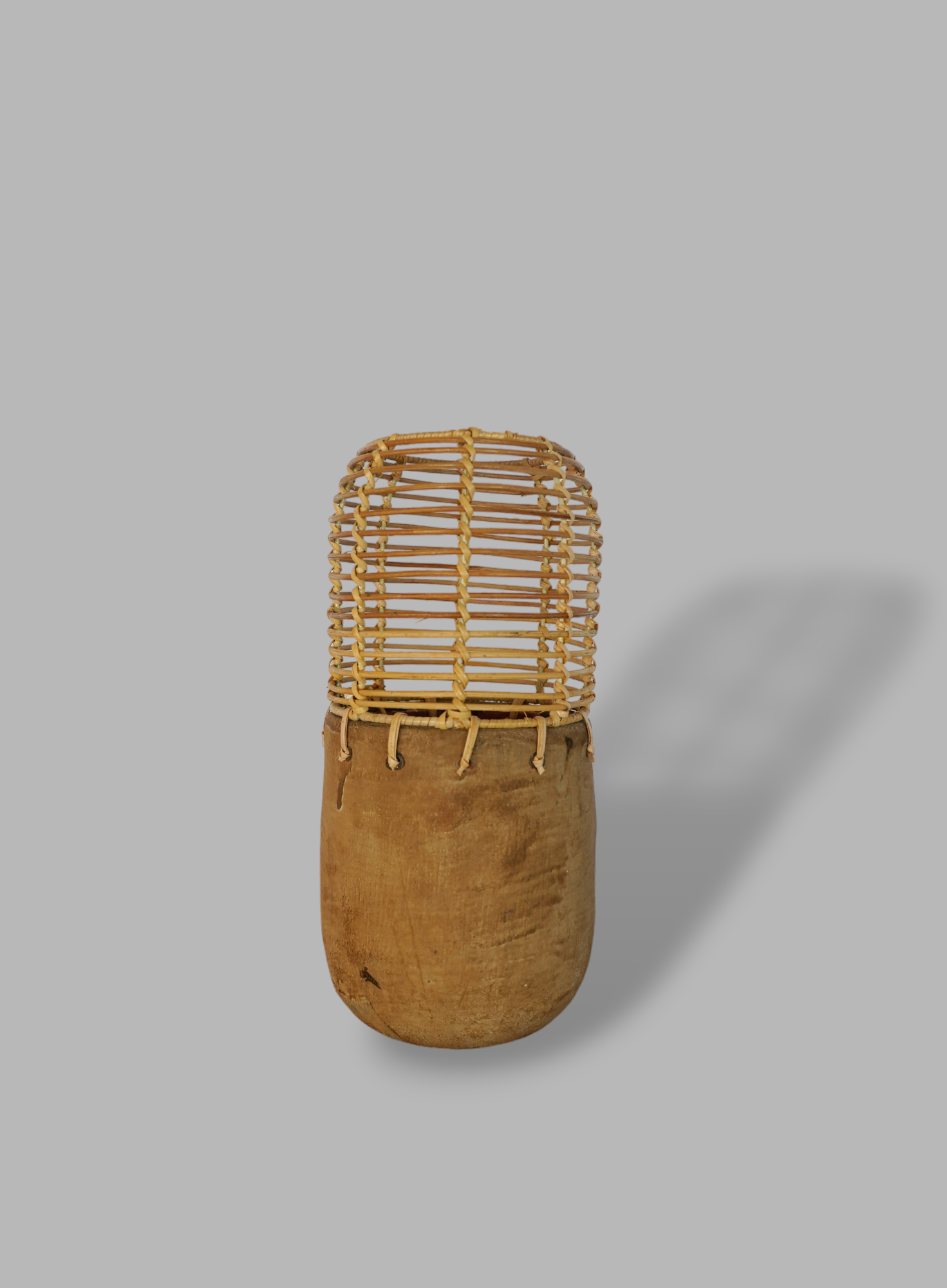 RATTAN SMALL VASE