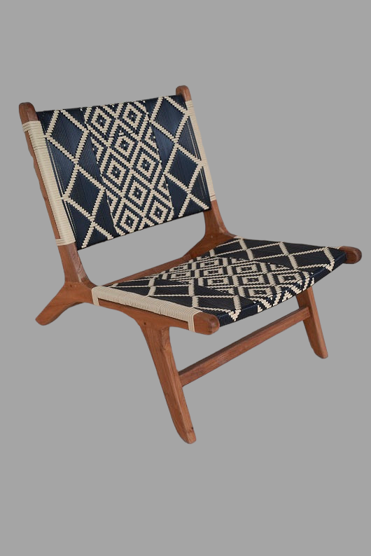 LAZY ARMCHAIR WITH ETHNIC PATTERN