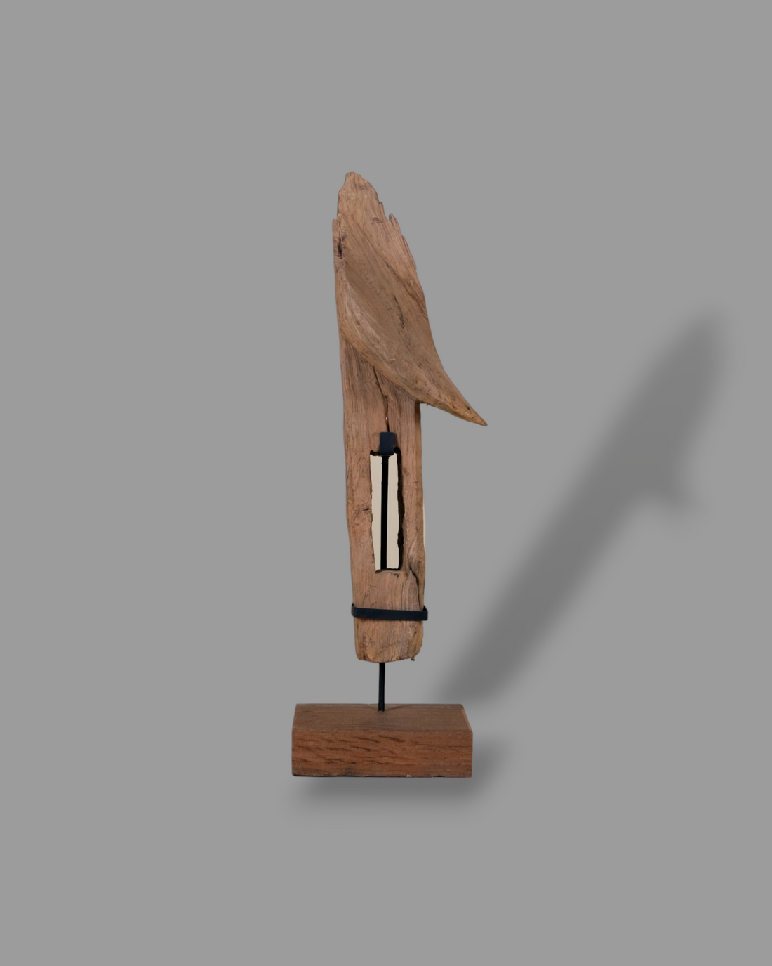 TEAK TRINKET WITH STAND