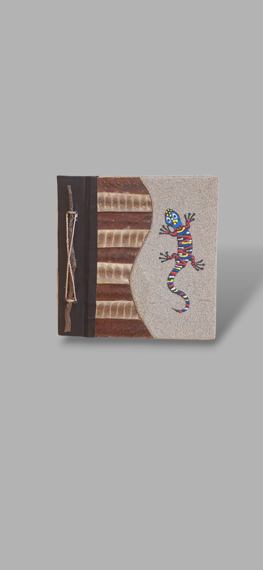 COLORFUL GEKO EMBROIDERED SMALL NOTEBOOK
