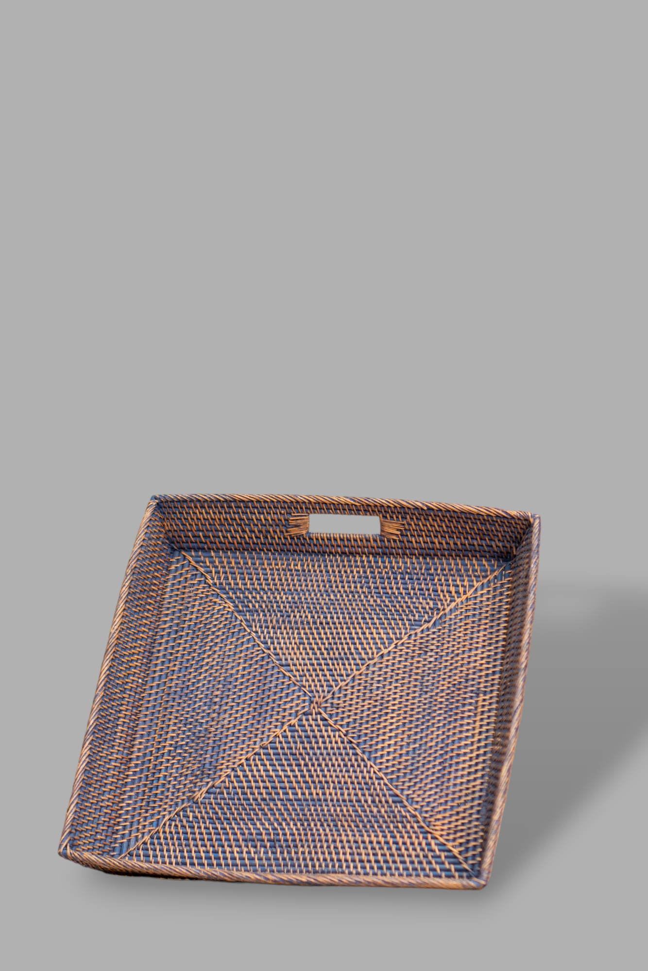 RATTAN HANDLE TRAY