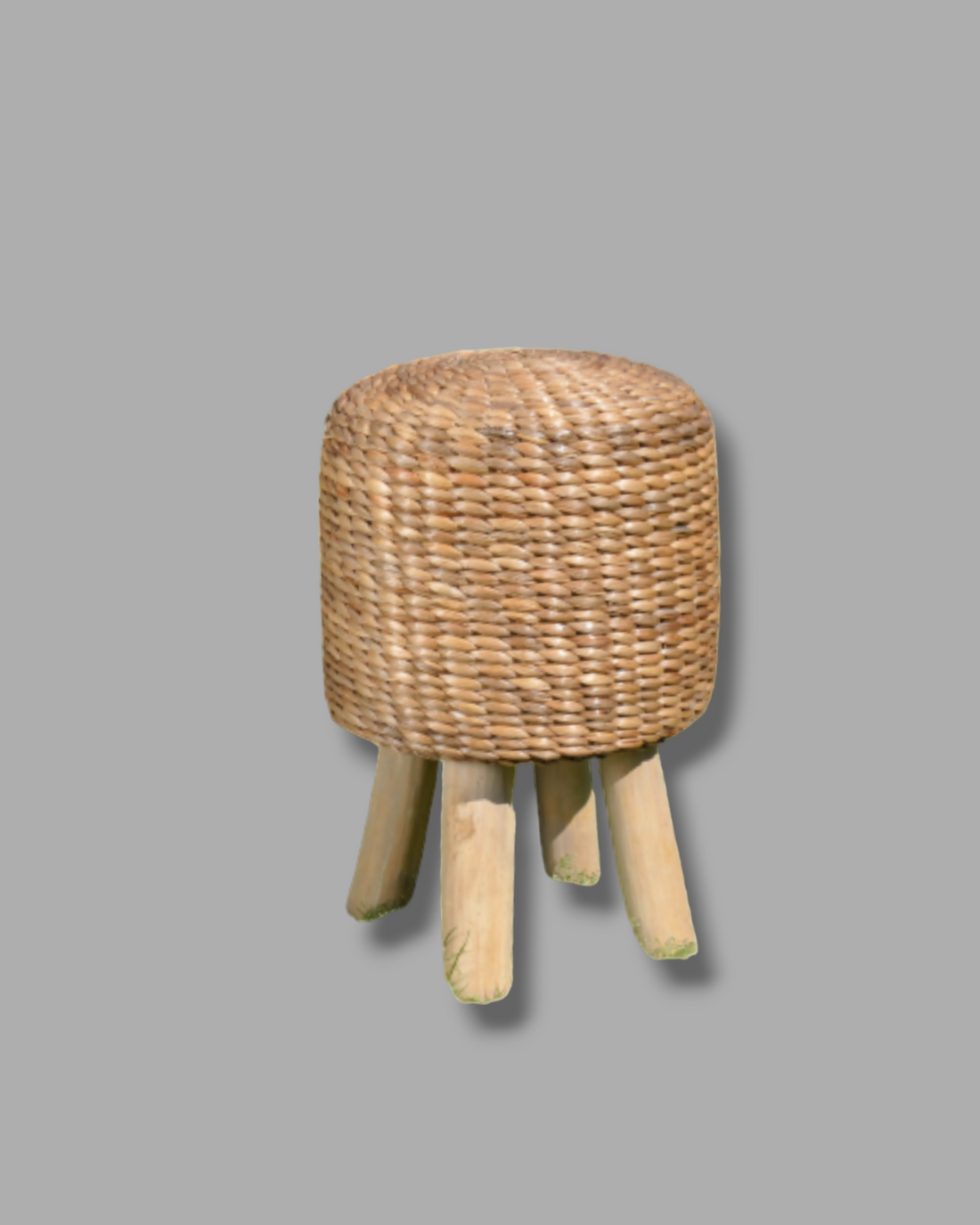 BANANA FIBER CHUBBY STOOL