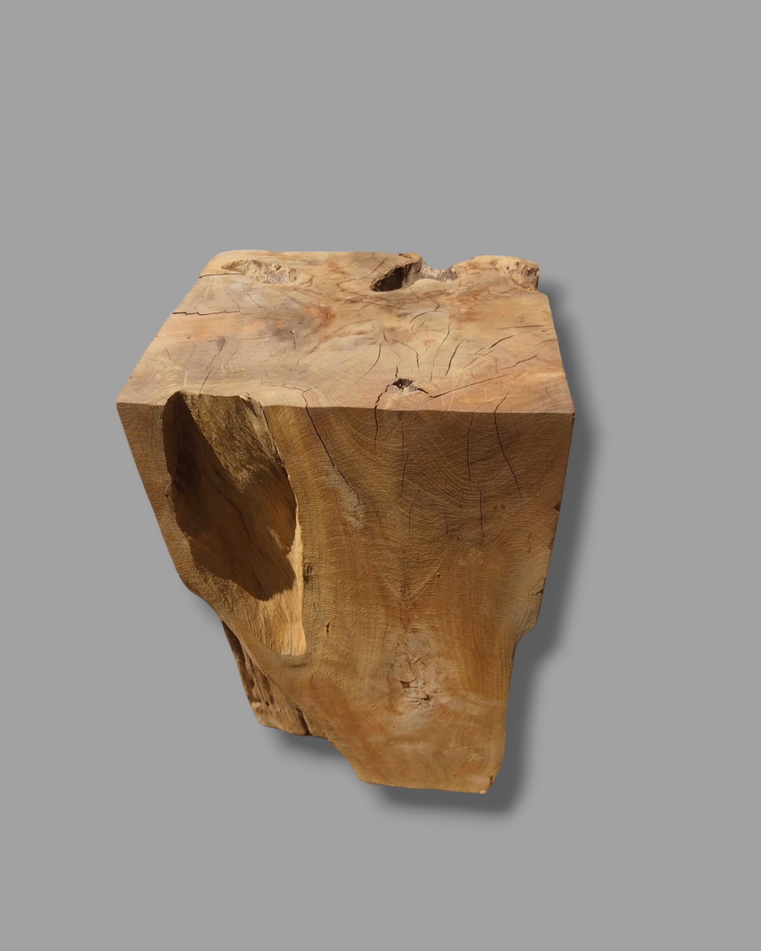 TEAK SQUARE STOOL/COFFEE TABLE