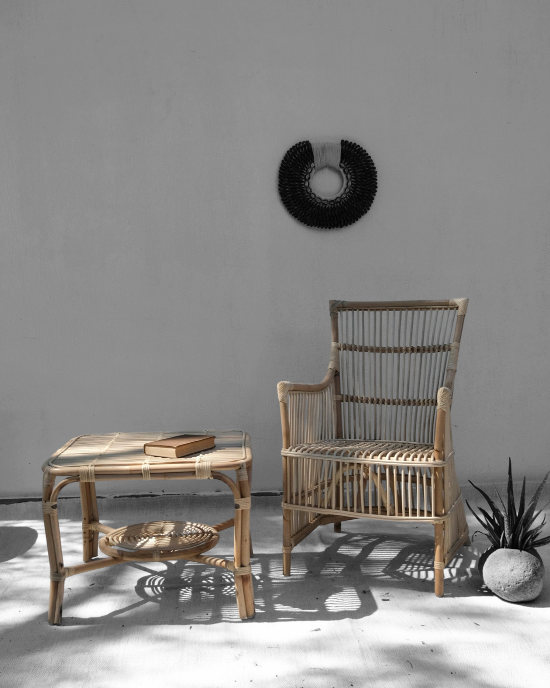 INTERVALS RATTAN COFFEE TABLE