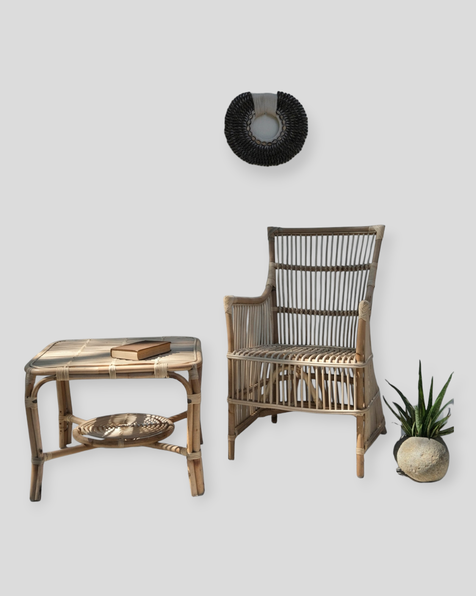 INTERVALS RATTAN COFFEE TABLE