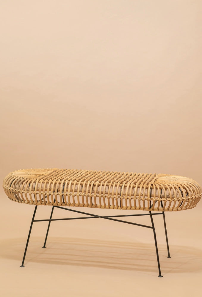 RATTAN SMALL BENCH