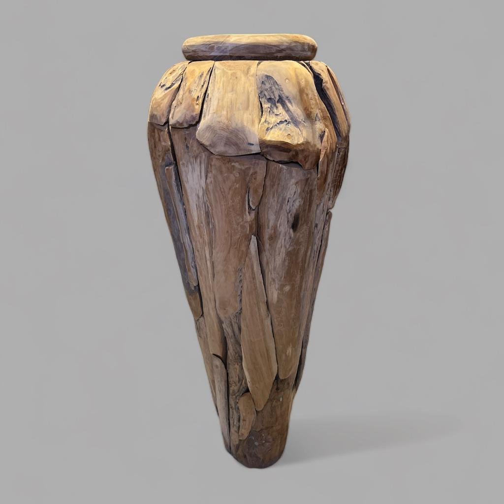 80 CM WOOD VASE