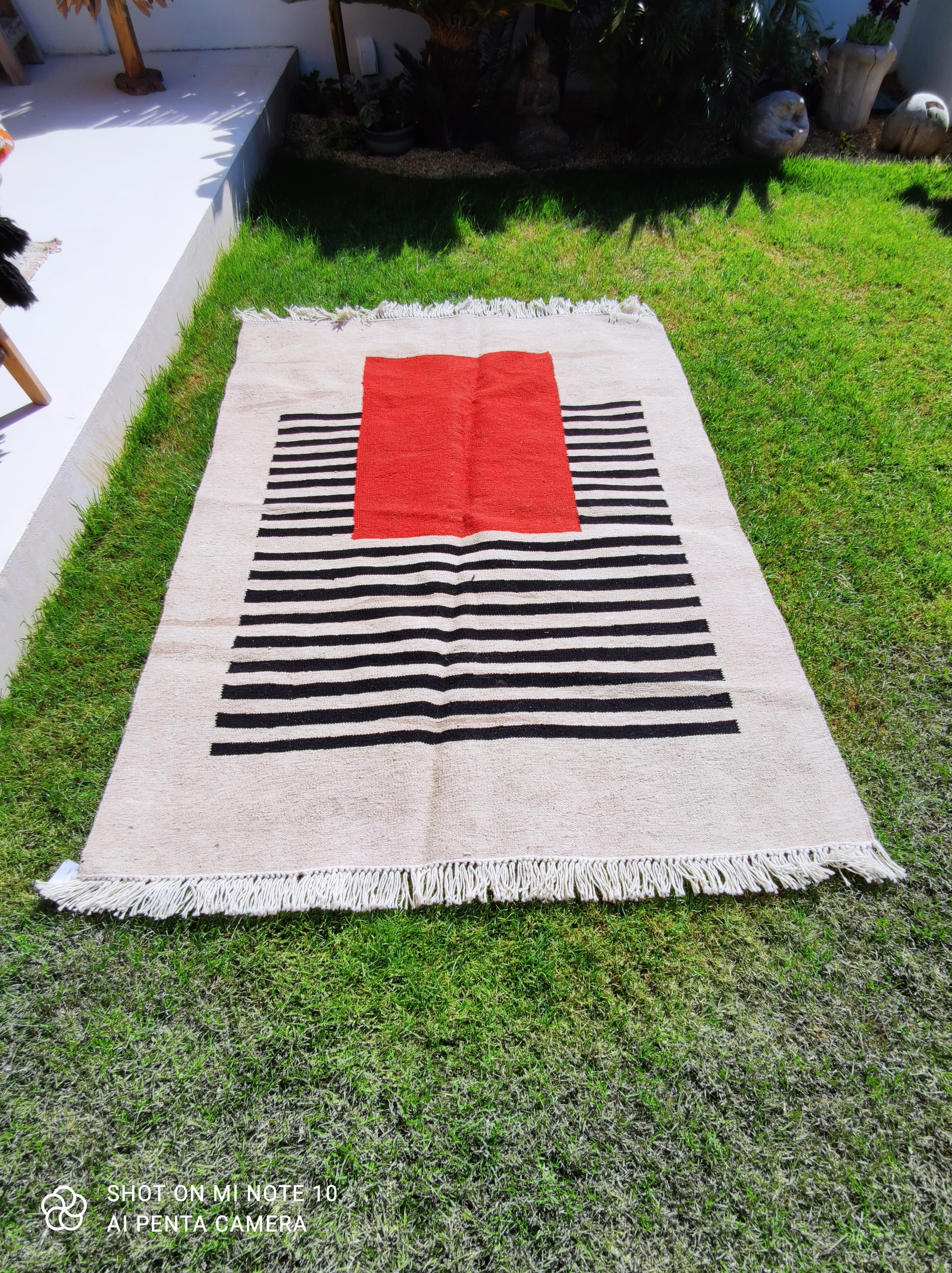 EL DOKUMA DOĞAL TASARIM KİLİM