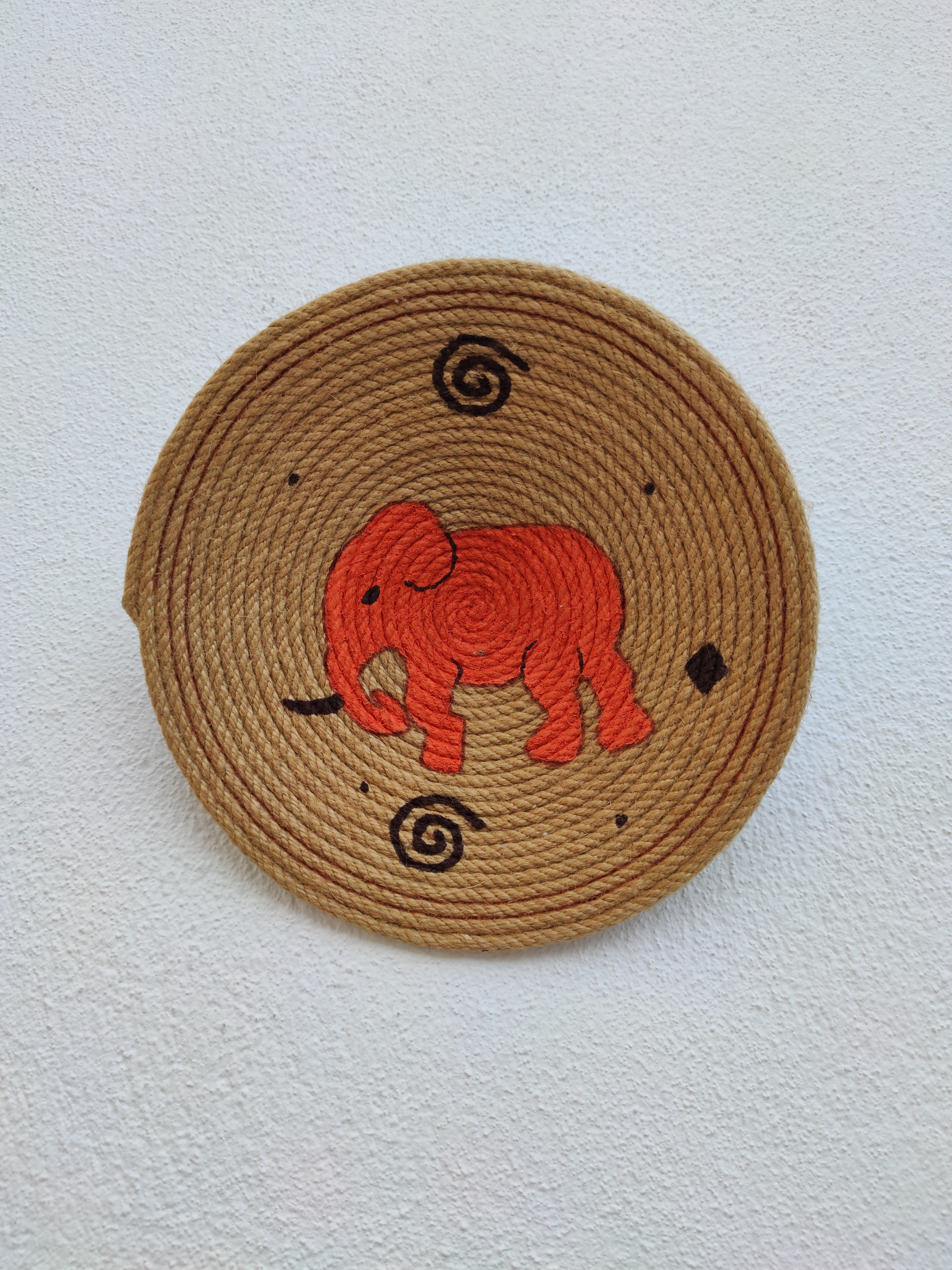 JÜT DUVAR DEKOR FİL DESEN